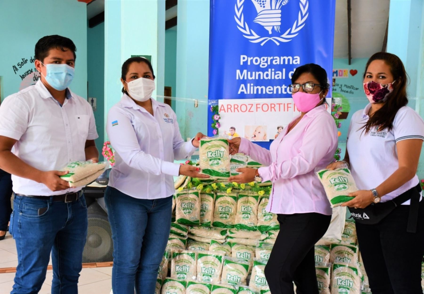 El Gobierno Regional de San Martín impulsa el consumo de arroz fortificado para combatir la anemia infantil y reducir los índices de esa enfermedad en la región ANDINA/Difusión