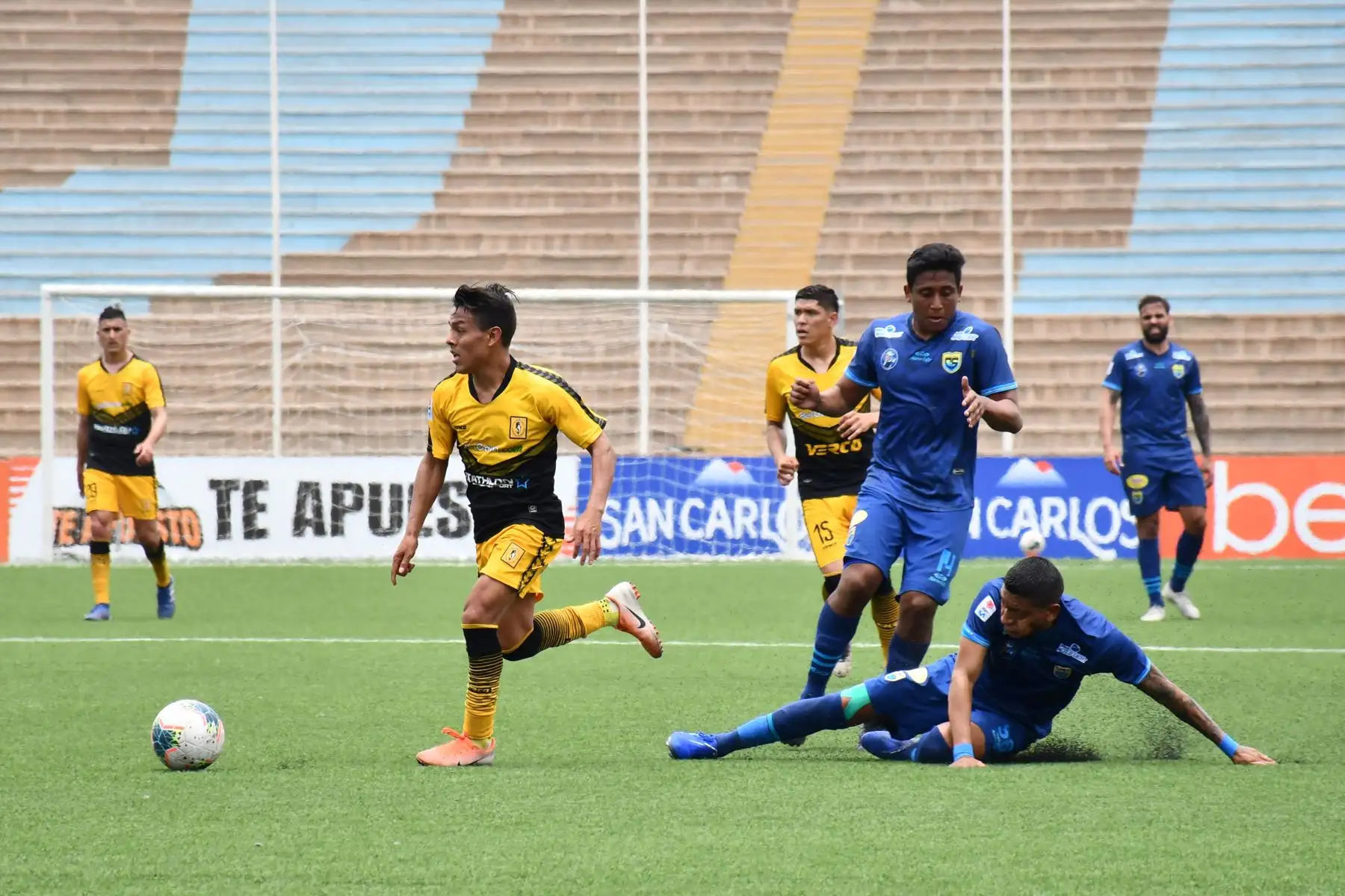 Carlos Stein y Cantolao se enfrentan por la fecha 1 la de fase 2 de la Liga 1, en el estadio San Marcos. Foto: Liga 1 Carlos Stein y Cantolao se enfrentan por la fecha 1 la de fase 2 de la Liga 1, en el estadio San Marcos. Foto: Liga 1