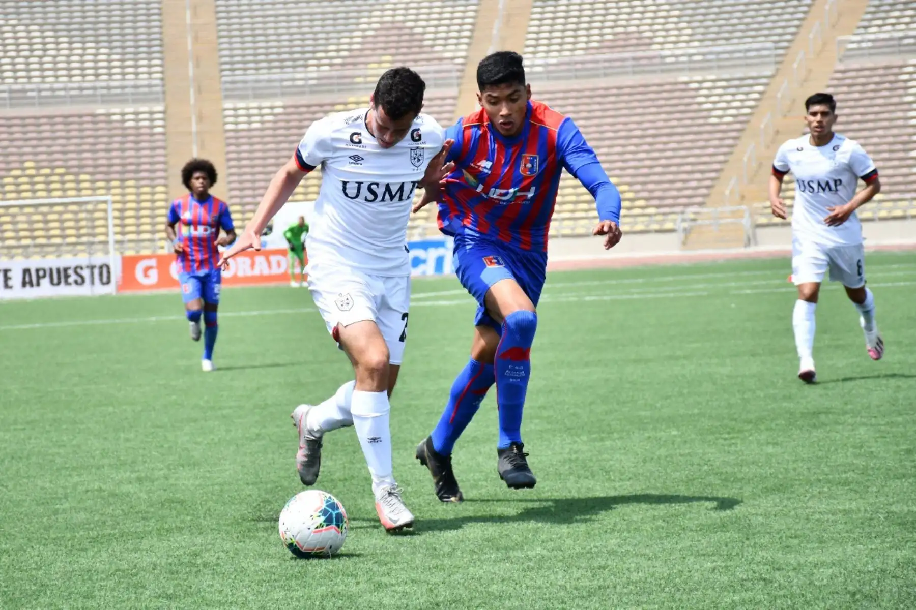 Alianza Universidad se enfrenta a San Martín por la primera fecha de la fase 2 de la Liga 1, en el estadio San Marcos. Foto: Liga 1