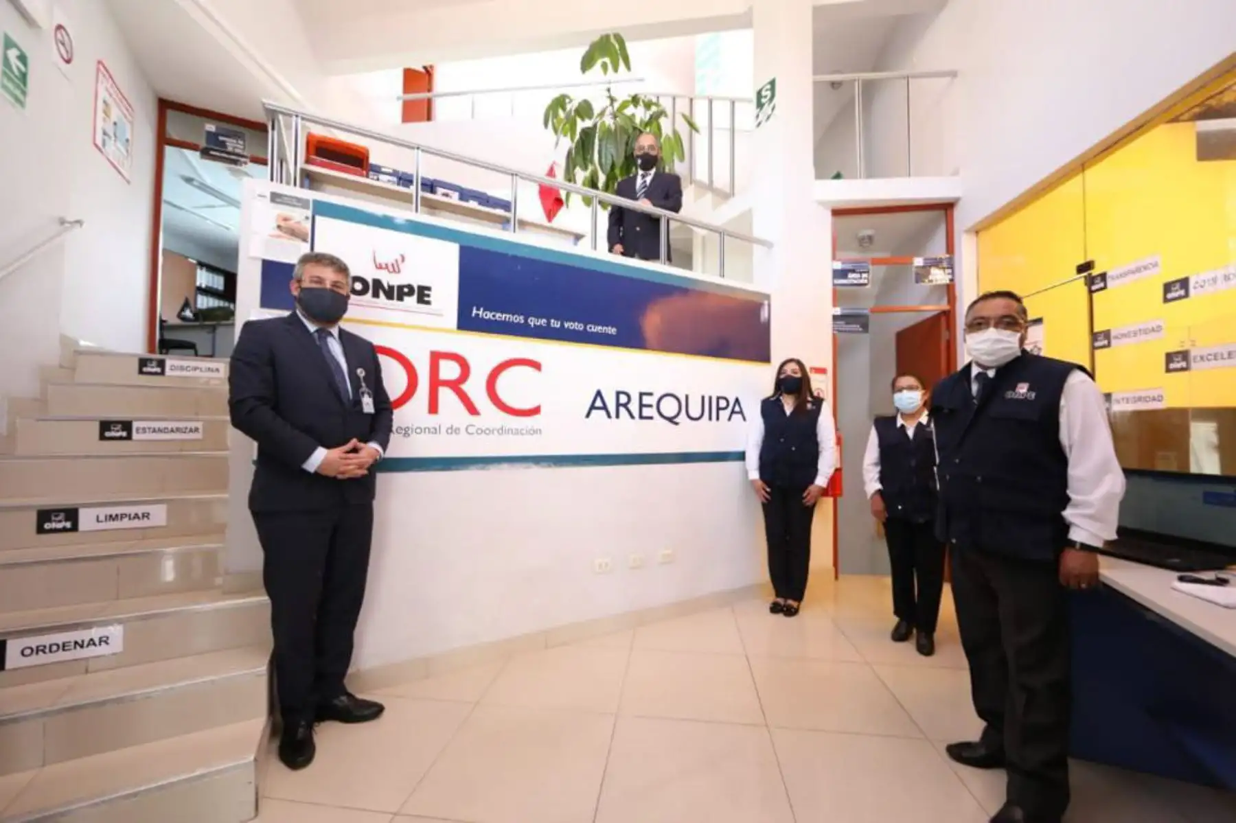 El jefe de la Oficina Nacional de Procesos Electorales, Piero Corvetto, cumplió agenda de trabajo en la región Arequipa, con miras a los comicios del 2021. Foto: ANDINA/Difusión