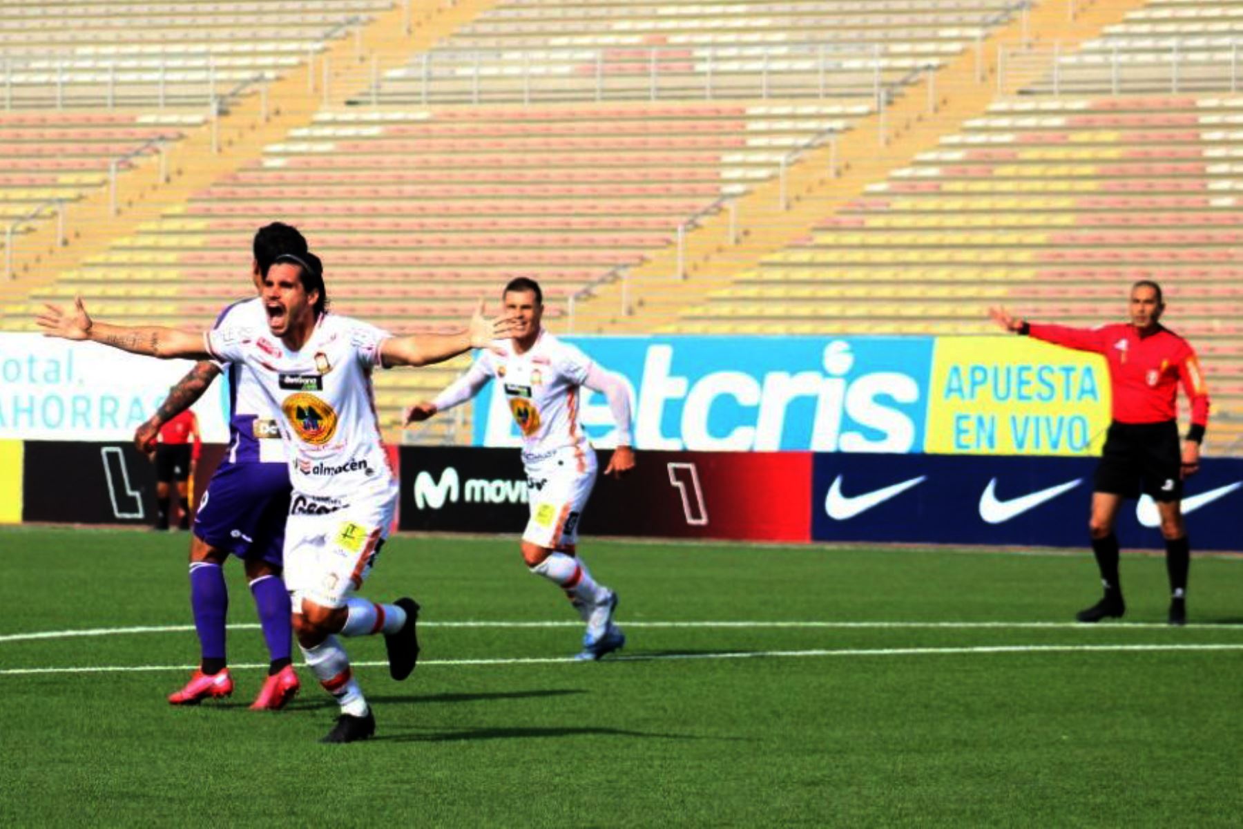 FC Ayacucho gano 2 - 0 a Alianza Lima, en partido  por la primera fecha de la fase 2 de la Liga 1, en el estadio San Marcos. Foto: Liga 1