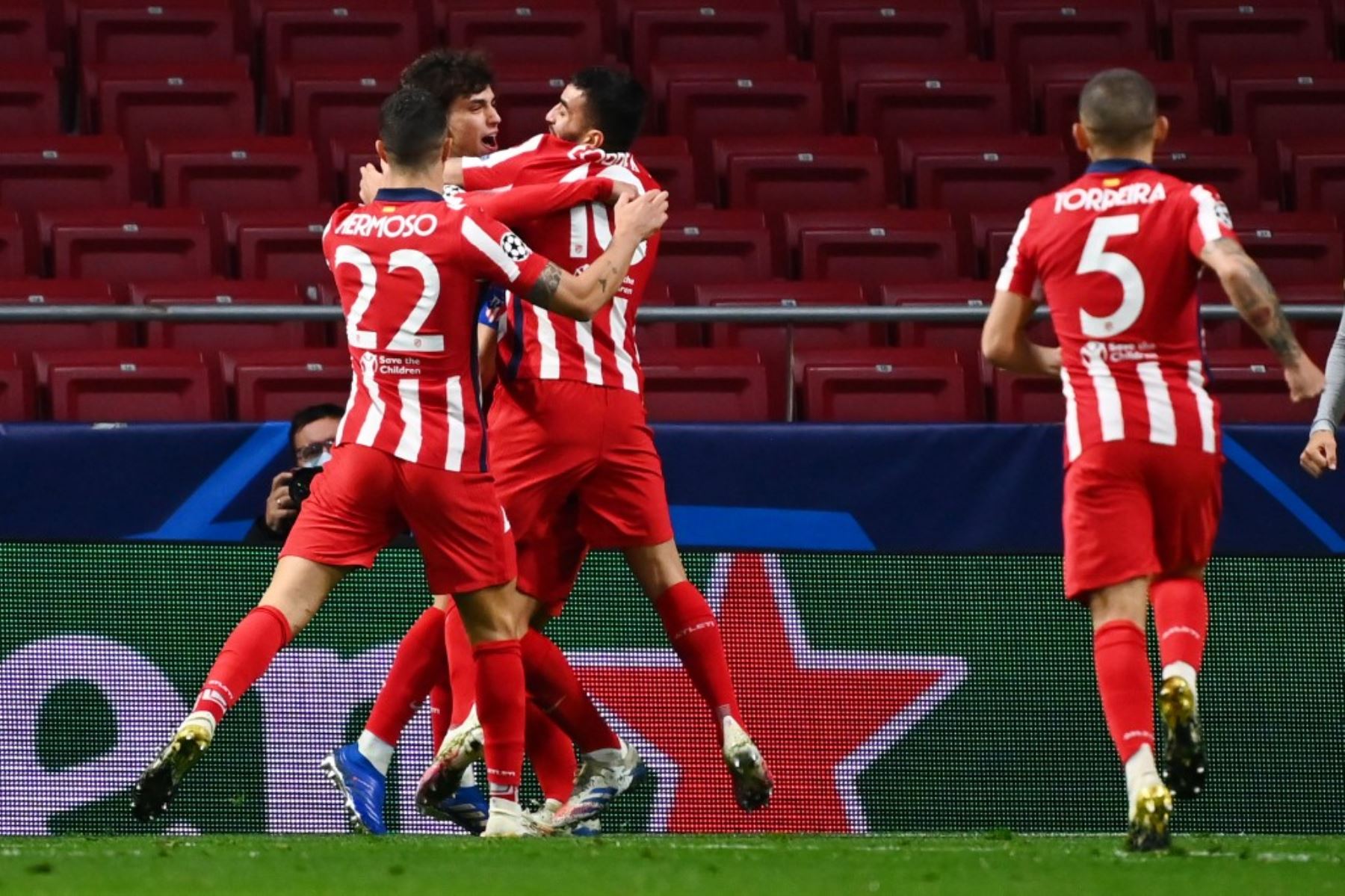 Atlético de Madrid ganó 3-2 en su casa este martes a un atrevido Salzburgo austriaco