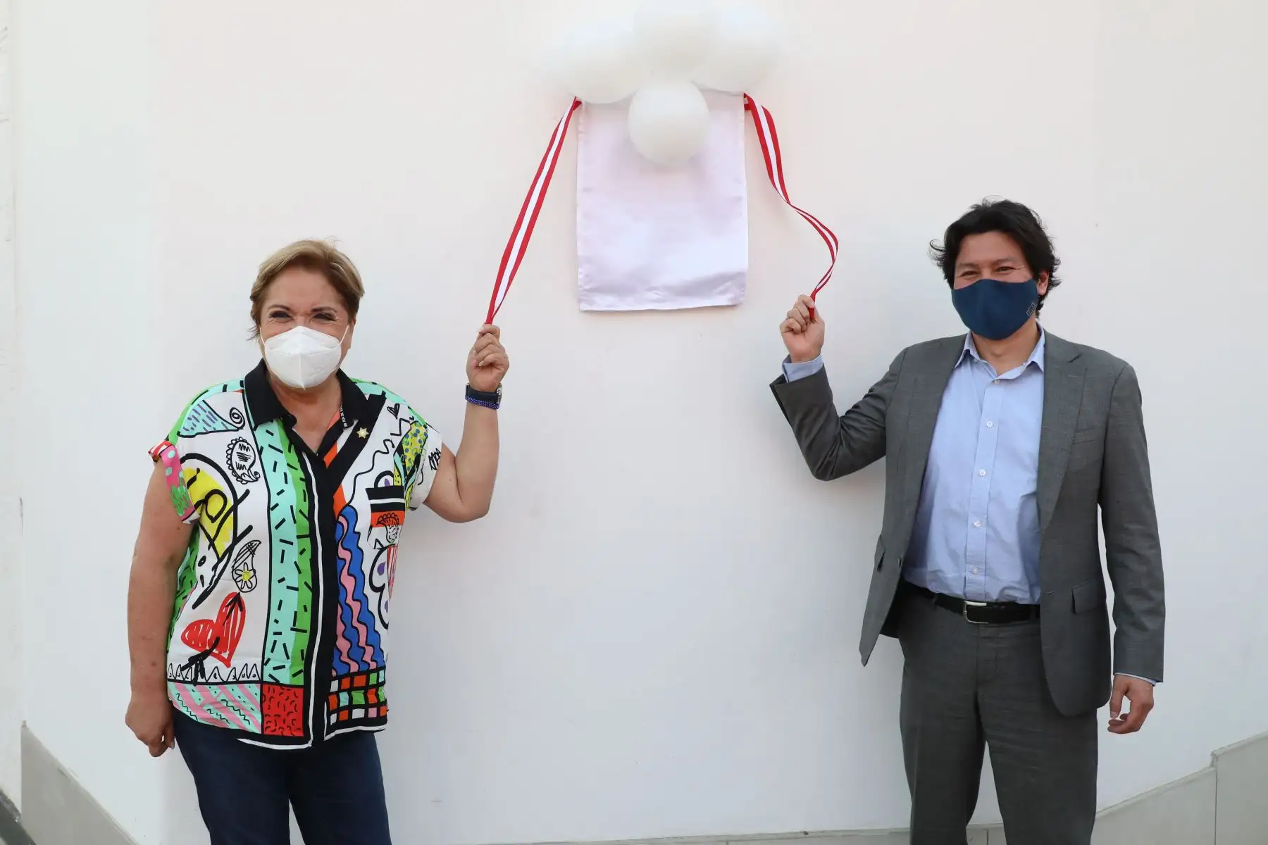 La ministra de la Mujer y Poblaciones Vulnerables, Rosario Sasieta, participó en la inauguración del Servicio de Refugio Temporal para Personas Adultas Mayores (PAM), en La Molina, donde se atenderá a los PAM que se encuentren en desprotección familiar o riesgo social. Foto: MIMP