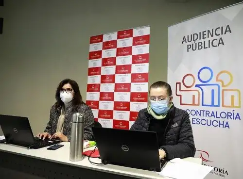 Contraloría General de la República organiza audiencia virtual en Moquegua para recibir denuncias sobre presuntos actos de corrupción. ANDINA/Difusión