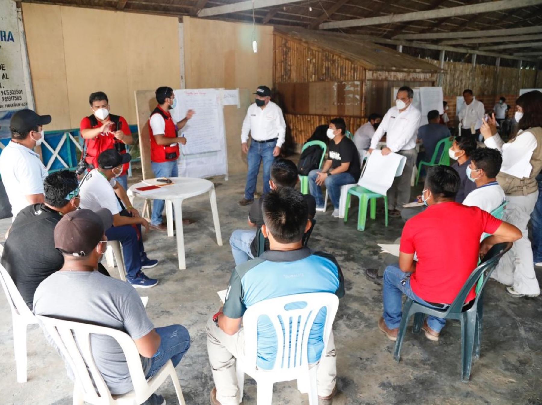 Delegación del Ejecutivo confirmó ejecución de obras en comunidades indígenas de Datem del Marañón, como parte del Plan de Cierre de Brechas en Loreto, informó el Ministerio de Energía y Minas. ANDINA/Difusión
