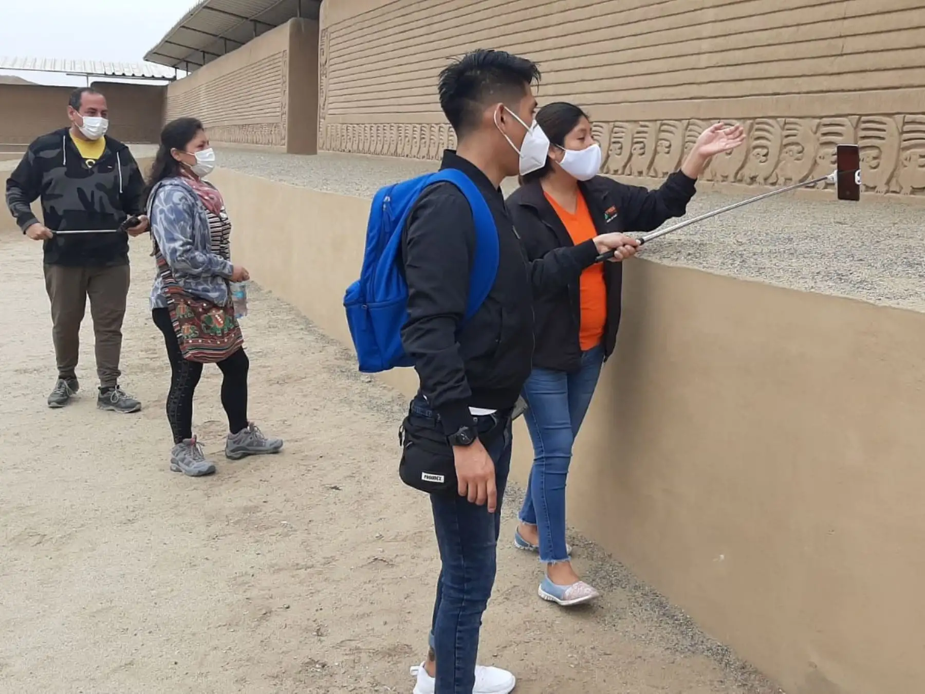 El complejo arqueológico Chan Chan, en la provincia de Trujillo, reanudará su atención al público con aforo limitado al 50% desde el 1 de marzo. ANDINA/Difusión