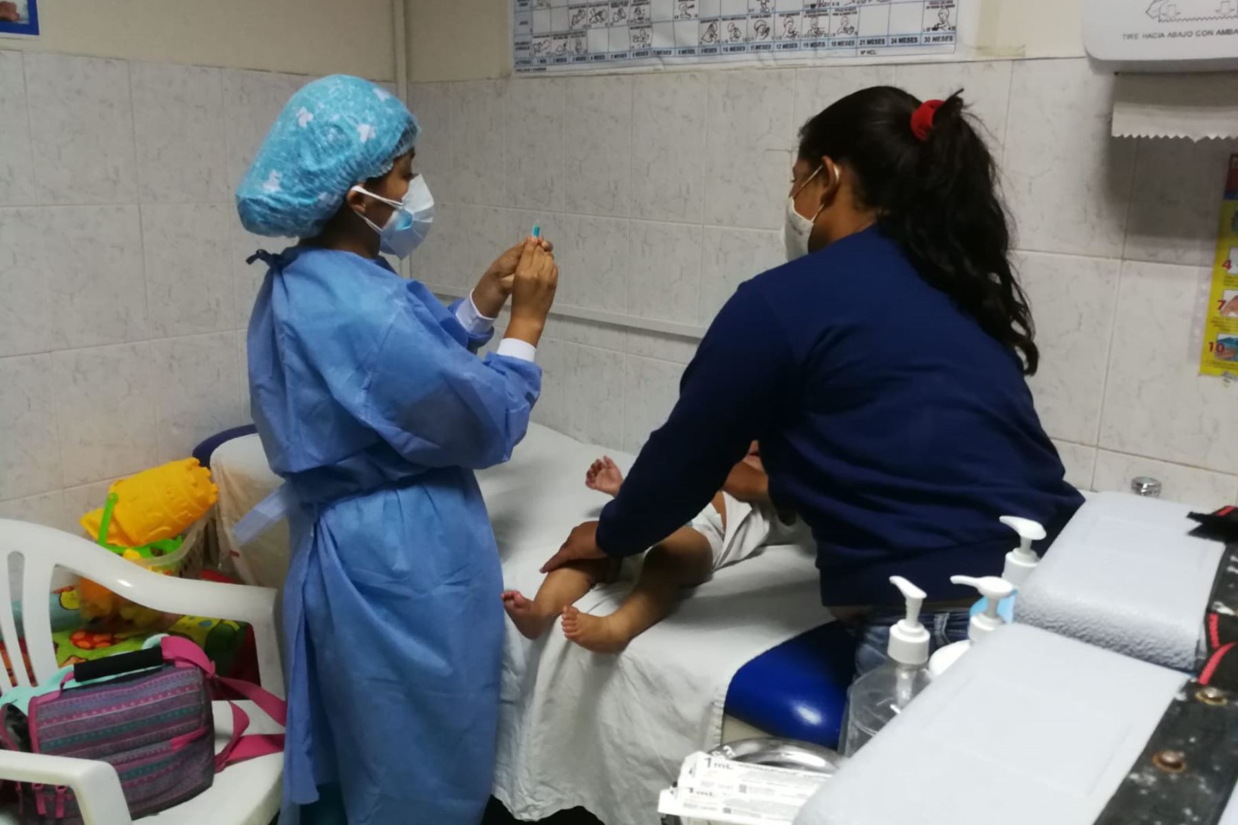 El Hospital Regional de Chimbote Eleazar Guzmán reporta aumento en hospitalizaciones de pacientes covid-19. ANDINA/Difusión
