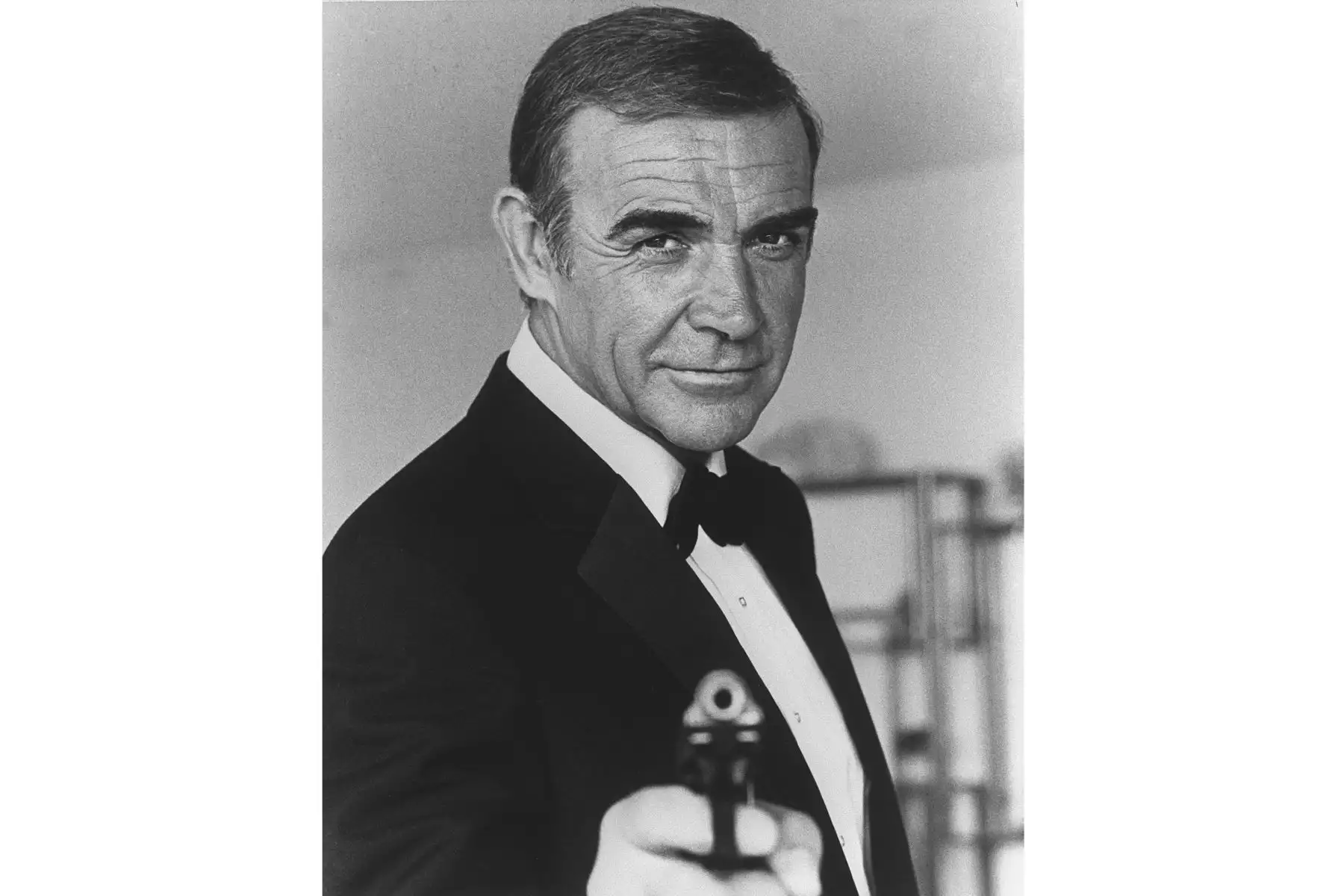 Fotografía del actor escocés Sean Connery tomada en 1982, en Niza, durante el rodaje de la película "Nunca digas nunca jamás" del estadounidense Irving Kerschner. Foto: AFP