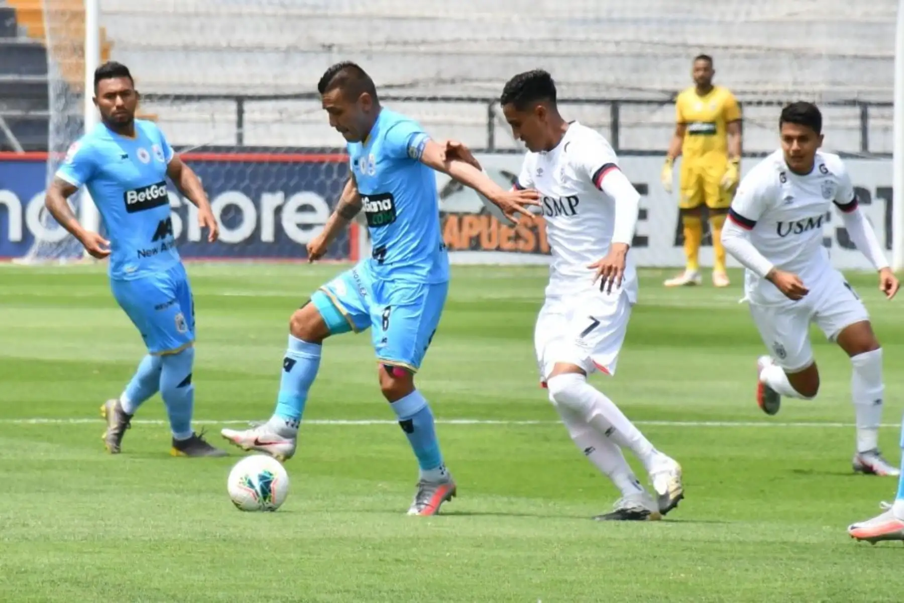 San Martín y Binacional se enfrentan por la fecha 2 de la fase 2 de la Liga 1, en el estadio Alejandro Villanueva. Foto: Liga 1
