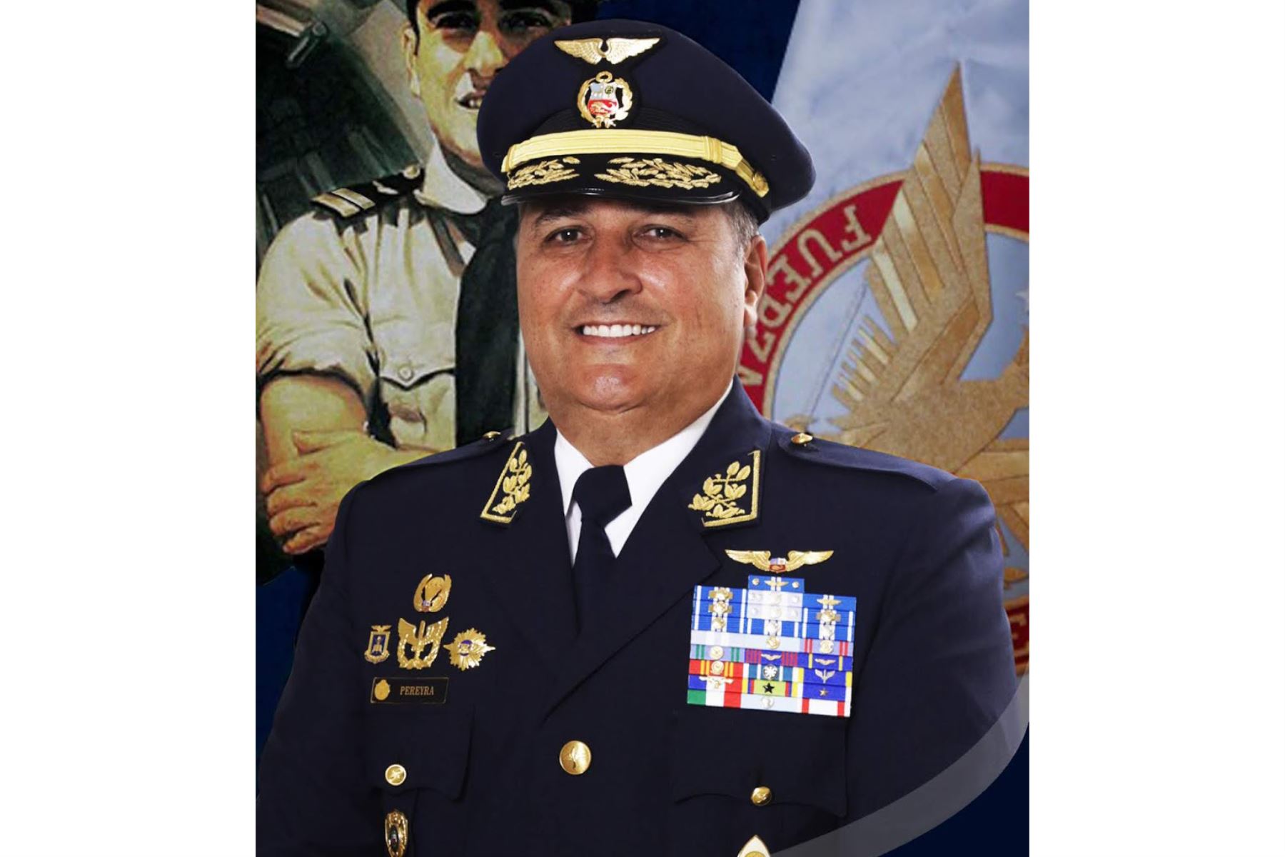 Comandante general de la FAP, Rodolfo Pereyra. Foto: ANDINA/difusión.