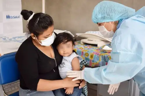 EsSalud recuerda que la difteria es una enfermedad mortal y altamente contagiosa que se transmite fácilmente de una persona a otra, por contacto directo o por vía aérea, a través de las gotículas respiratorias al hablar, toser o estornudar.ANDINA/Difusión