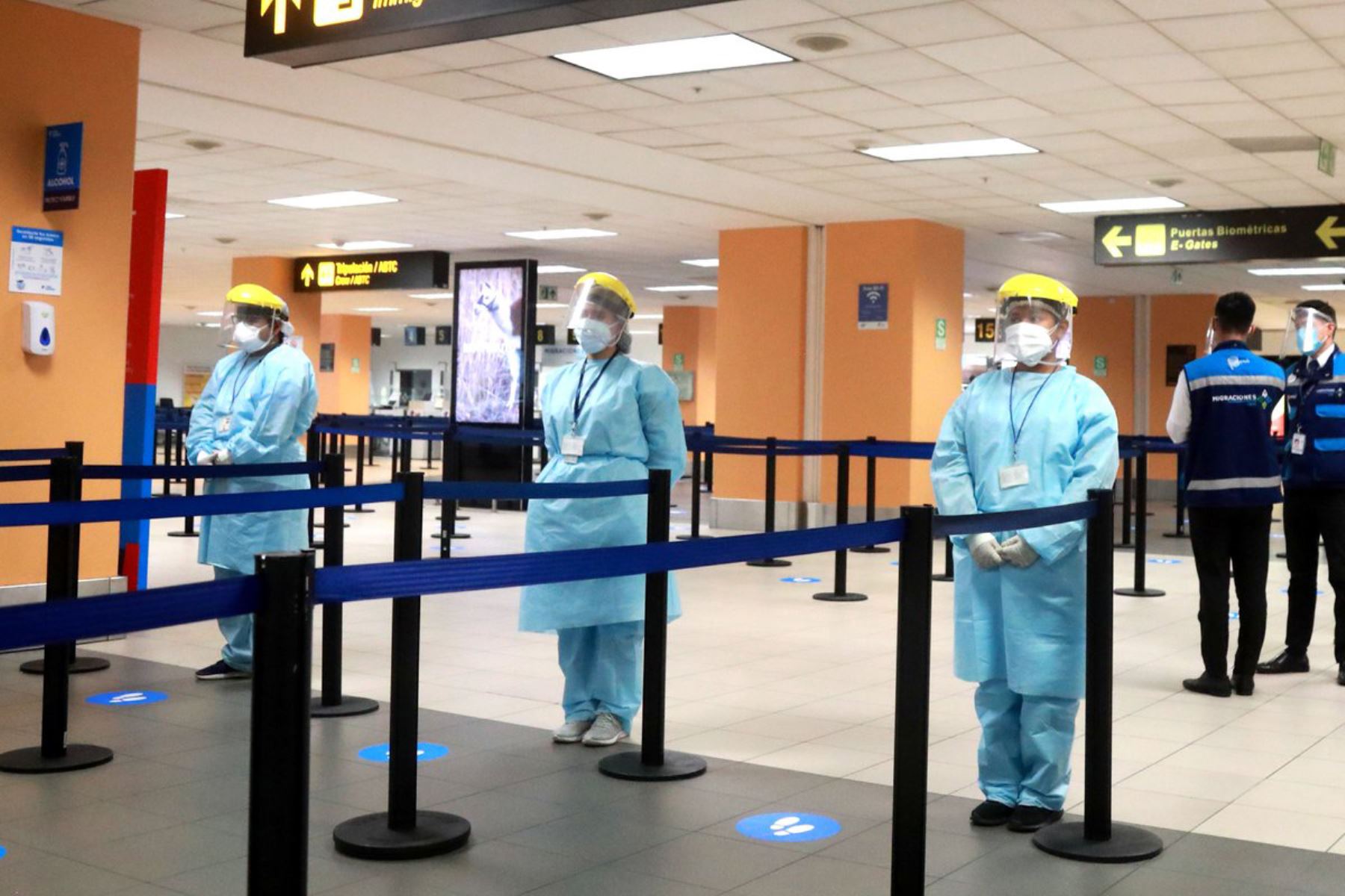 En octubre, cuando se aprobó el protocolo sanitario respectivo, se reiniciaron las operaciones aéreas a destinos nacionales en el Aeropuerto Internacional Jorge Chávez. Foto: ANDINA/Difusión