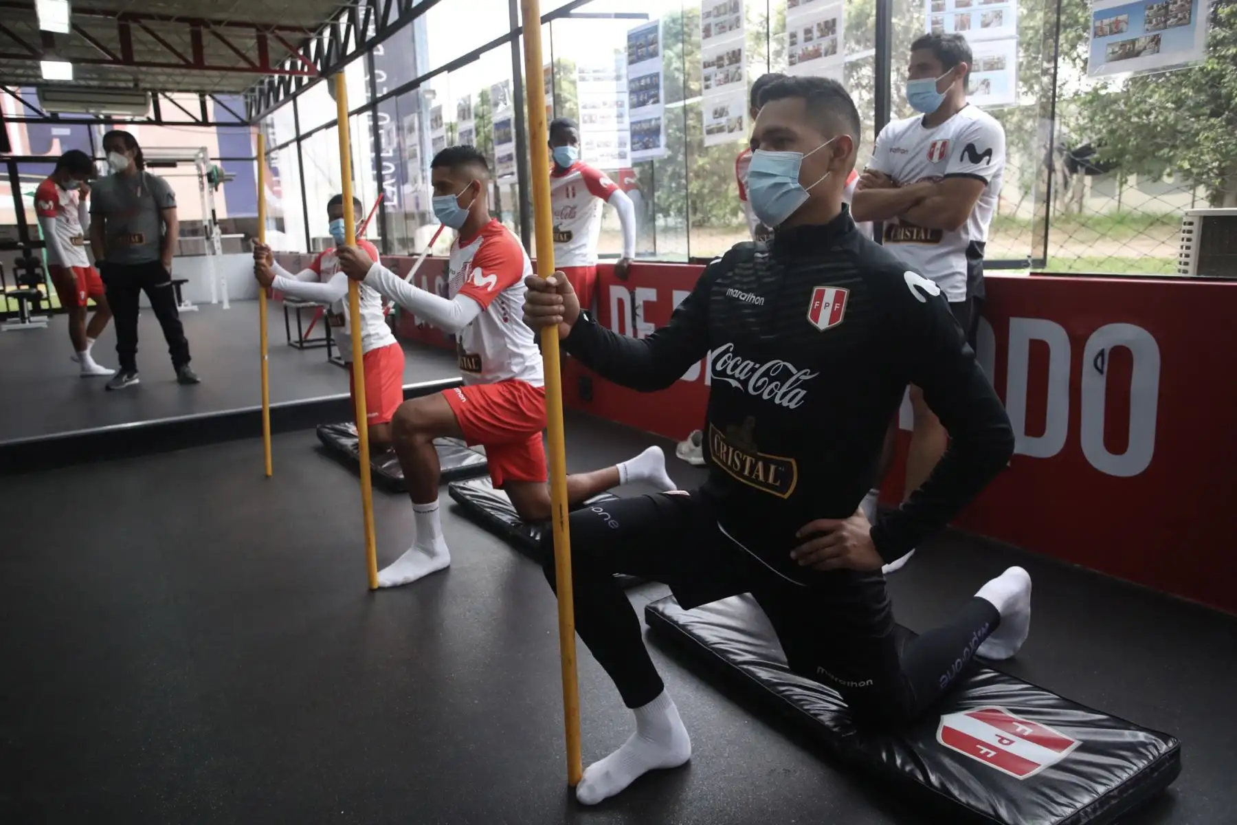 Selección peruana realiza su primer día de entrenamientos en Videna con miras a las fechas 03 y 04 de las Clasificatorias Qatar 2022. Foto: @SeleccionPeru