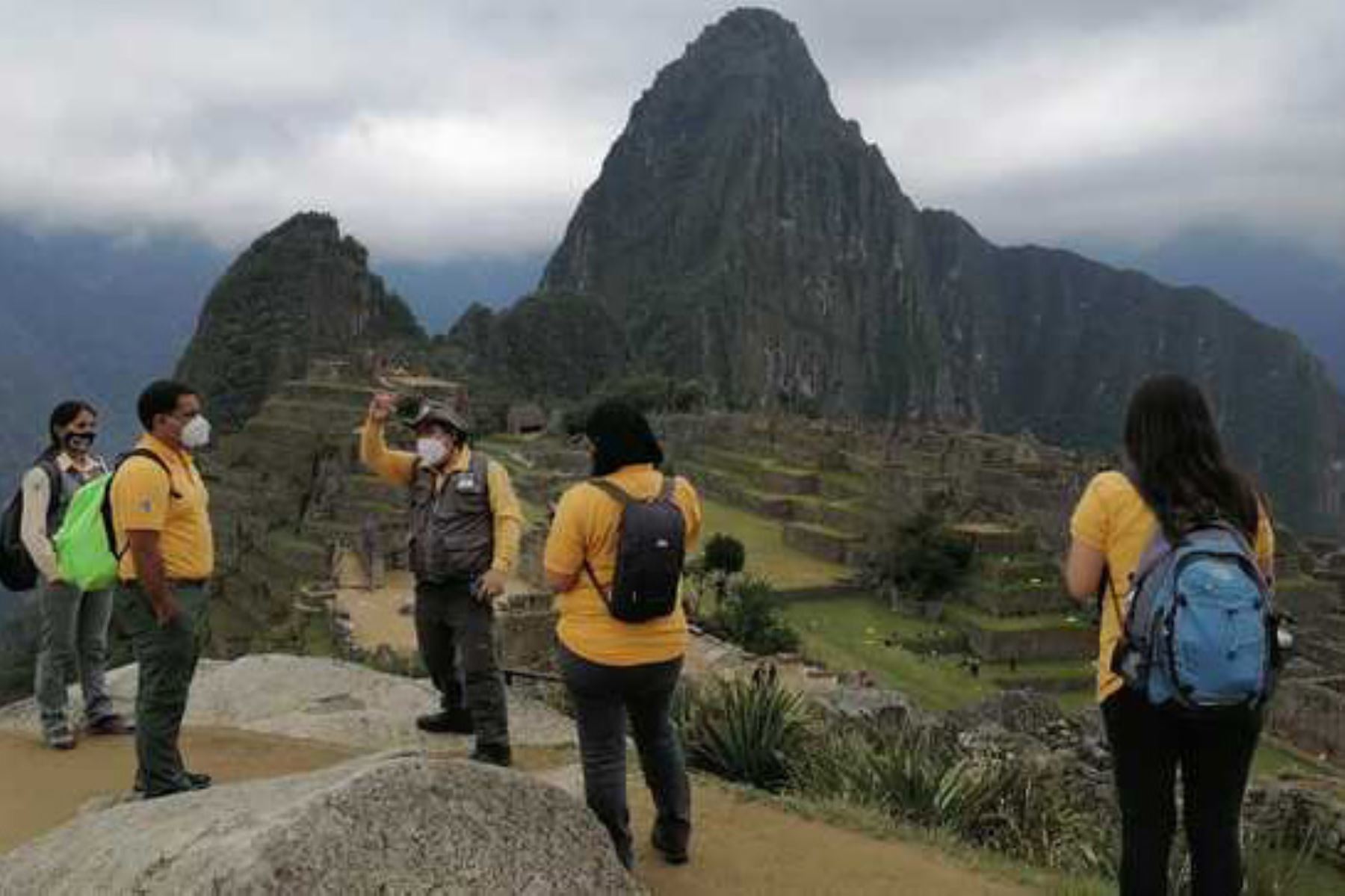 La ciudadela de Machu Picchu recibió el 1 de noviembre a primeros visitantes en su reapertura oficial. Foto: Ministerio de Cultura