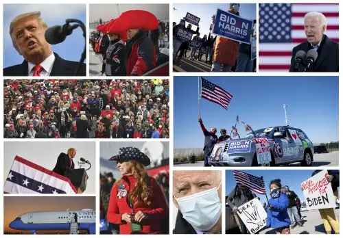 La votación está reñida en Arizona, Florida, Georgia, Michigan, Carolina del Norte y Pensilvania. Foto: AFP