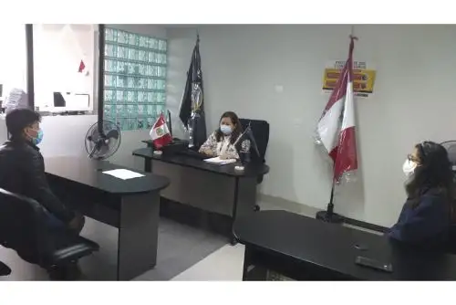 El Décimo Juzgado de Familia-Subespecialidad en Violencia Contra Las Mujeres e Integrantes del Grupo Familiar de San Juan de Lurigancho, a cargo de la jueza Zoila García Huamán, dictó de manera célere la Resolución N° 1, que admite la denuncia por tentativa de feminicidio. Foto: ANDINA/CSJ de Lima Este