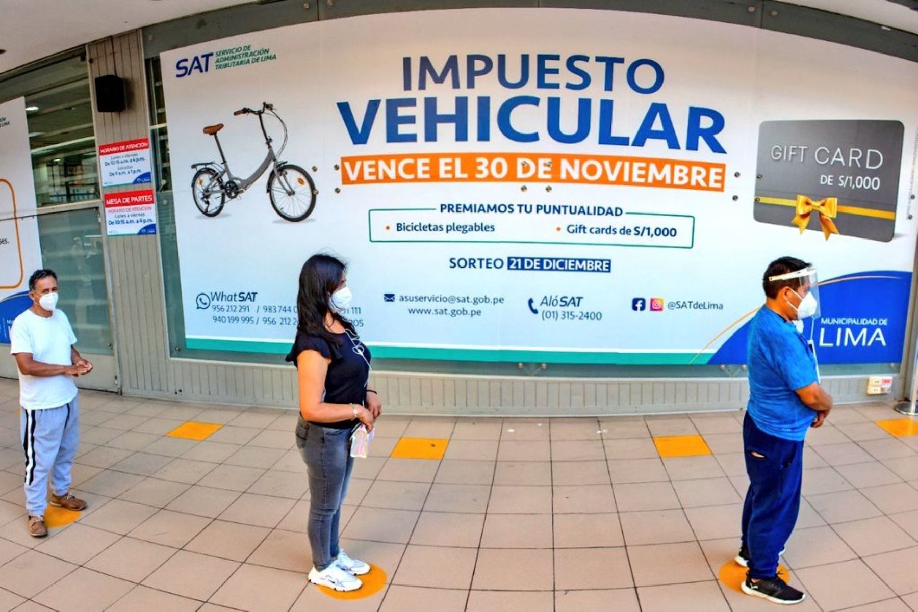 El 30 de noviembre vence plazo para cancelar el impuesto predial y vehicular en el SAT de Lima