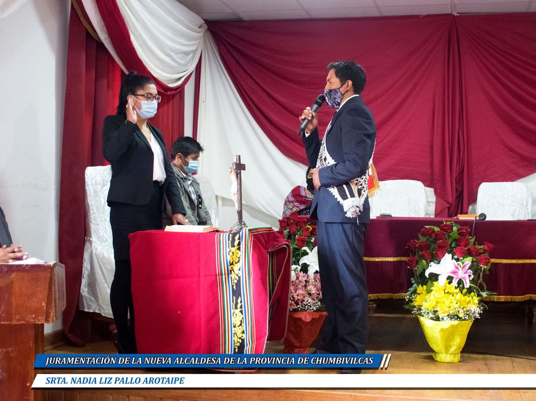 Con solo 26 años de edad Nadia Pallo Arotaipe se convierte en alcaldesa de la provincia de Chumbivilcas, en Cusco. ANDINA/Difusión
