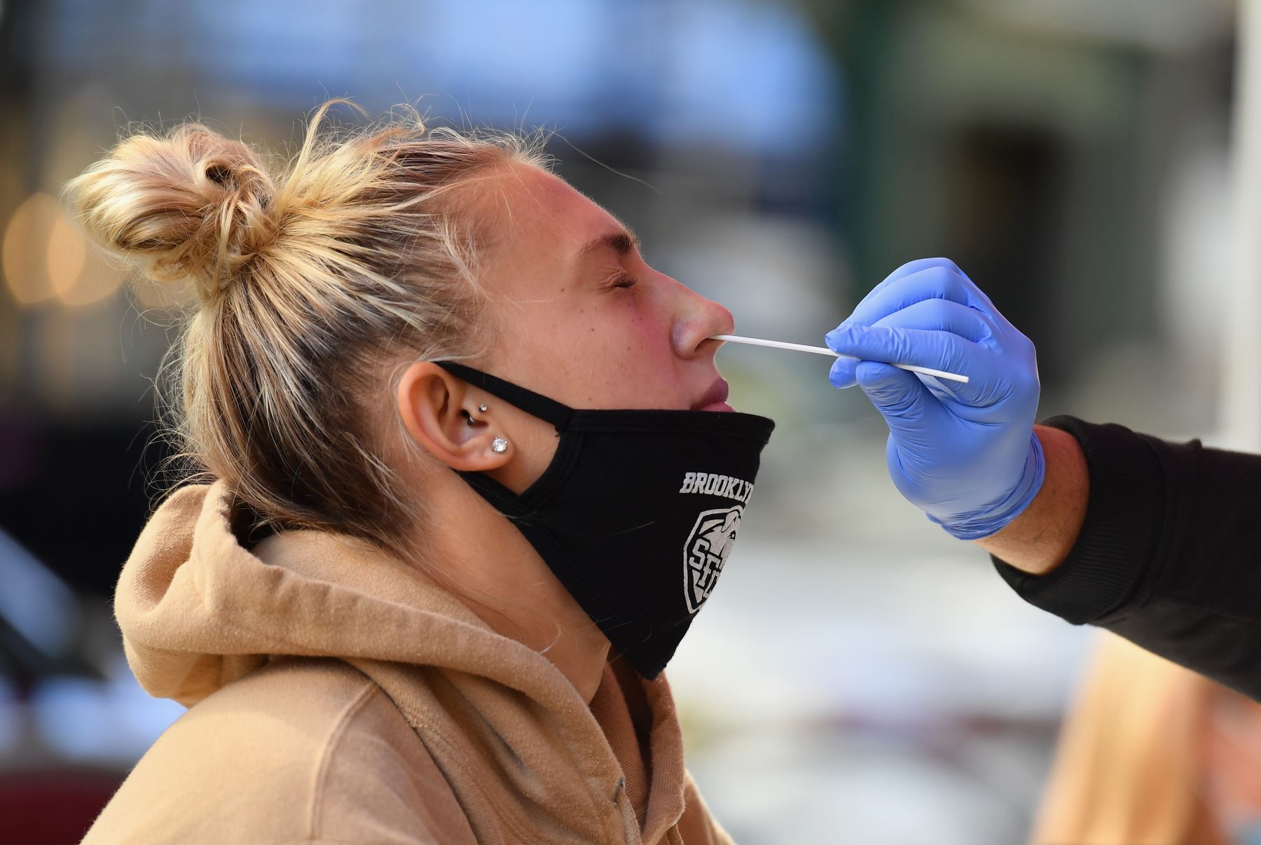 El país norteamericano es de largo el más afectado por la pandemia en el mundo. Foto: AFP