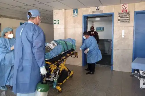 Enfermera puneña fue trasladada de emergencia a Lima desde Juliaca debido a la gravedad de sus heridas. ANDINA/Difusión