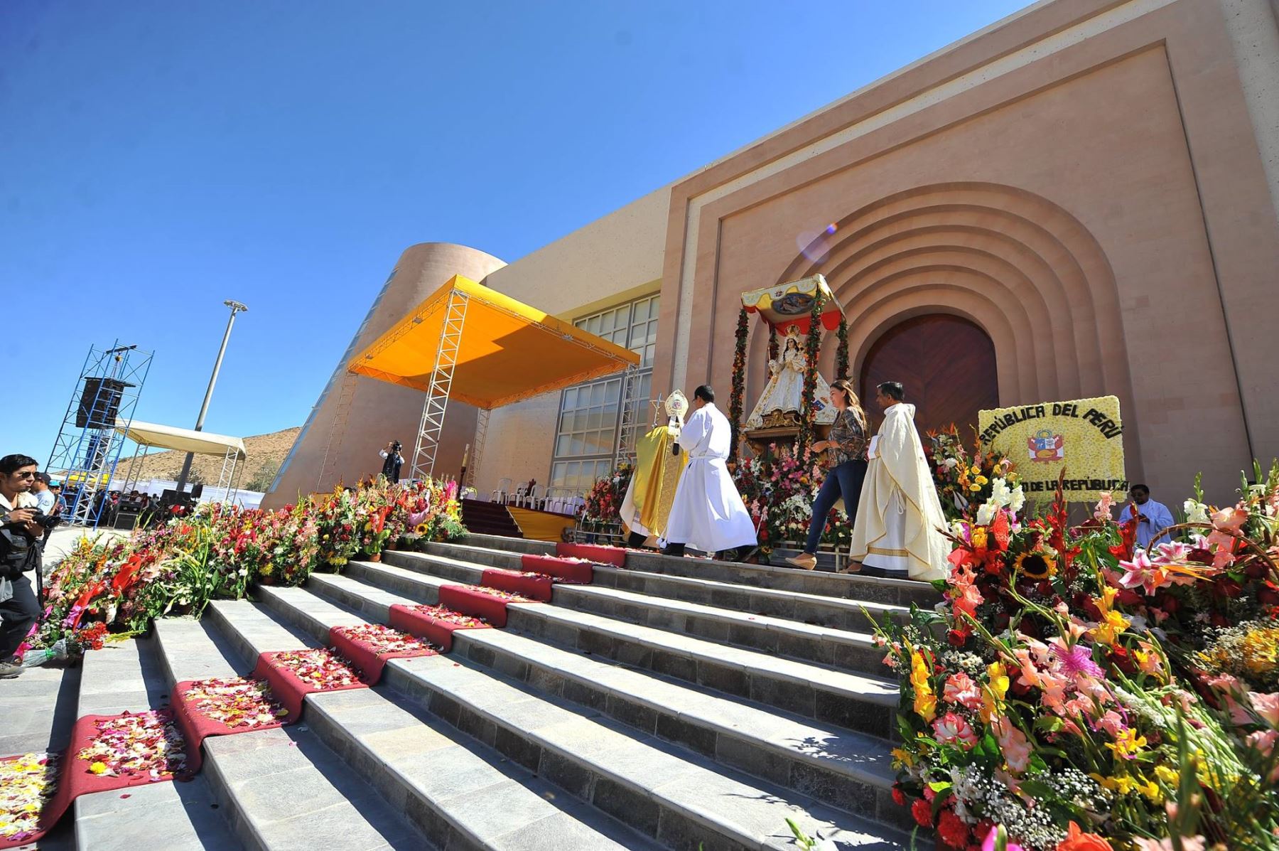 El Santuario de la Virgen de Chapi está ubicado a dos horas de la ciudad de Arequipa. Foto: ANDINA/Difusión
