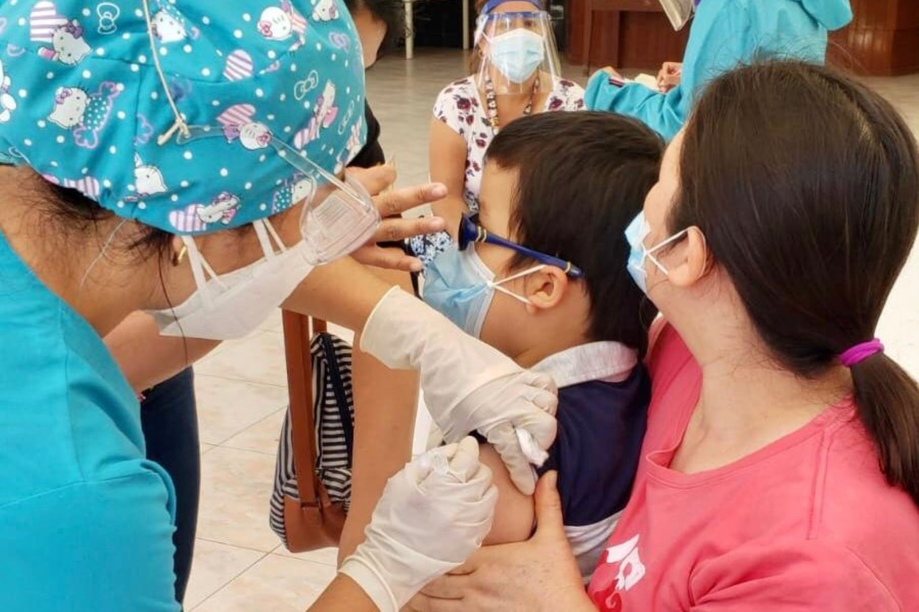 Minsa espera inmunizar contra la covid-19 entre 80 y 90 mil niños por día. Foto: ANDINA/Difusión