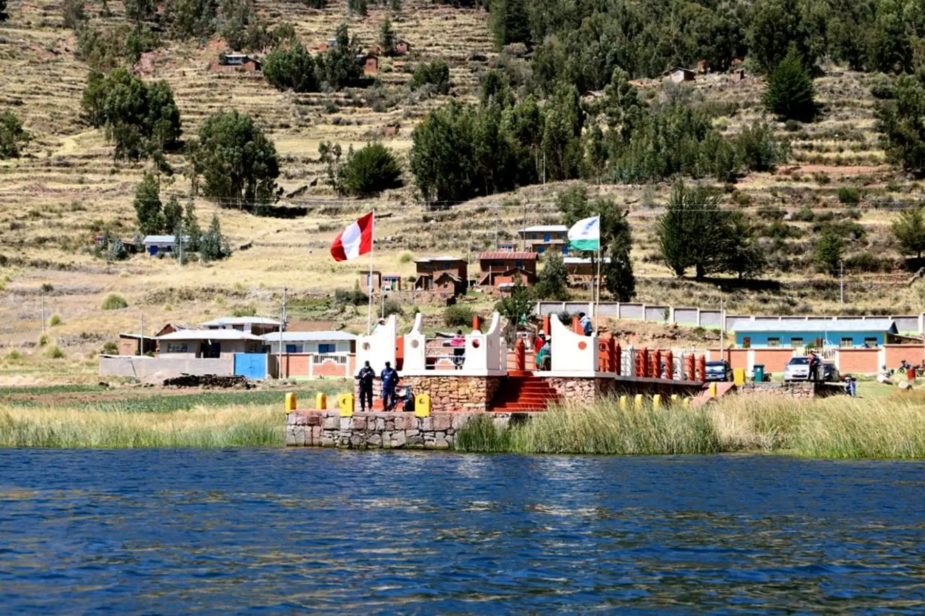 El Midis llega a comunidad aimara Jacantaya en Puno para brindar atenciones prioritarias a compatriotas, a fin de mitigar el impacto de la pandemia por la COVID-19. Foto: Midis