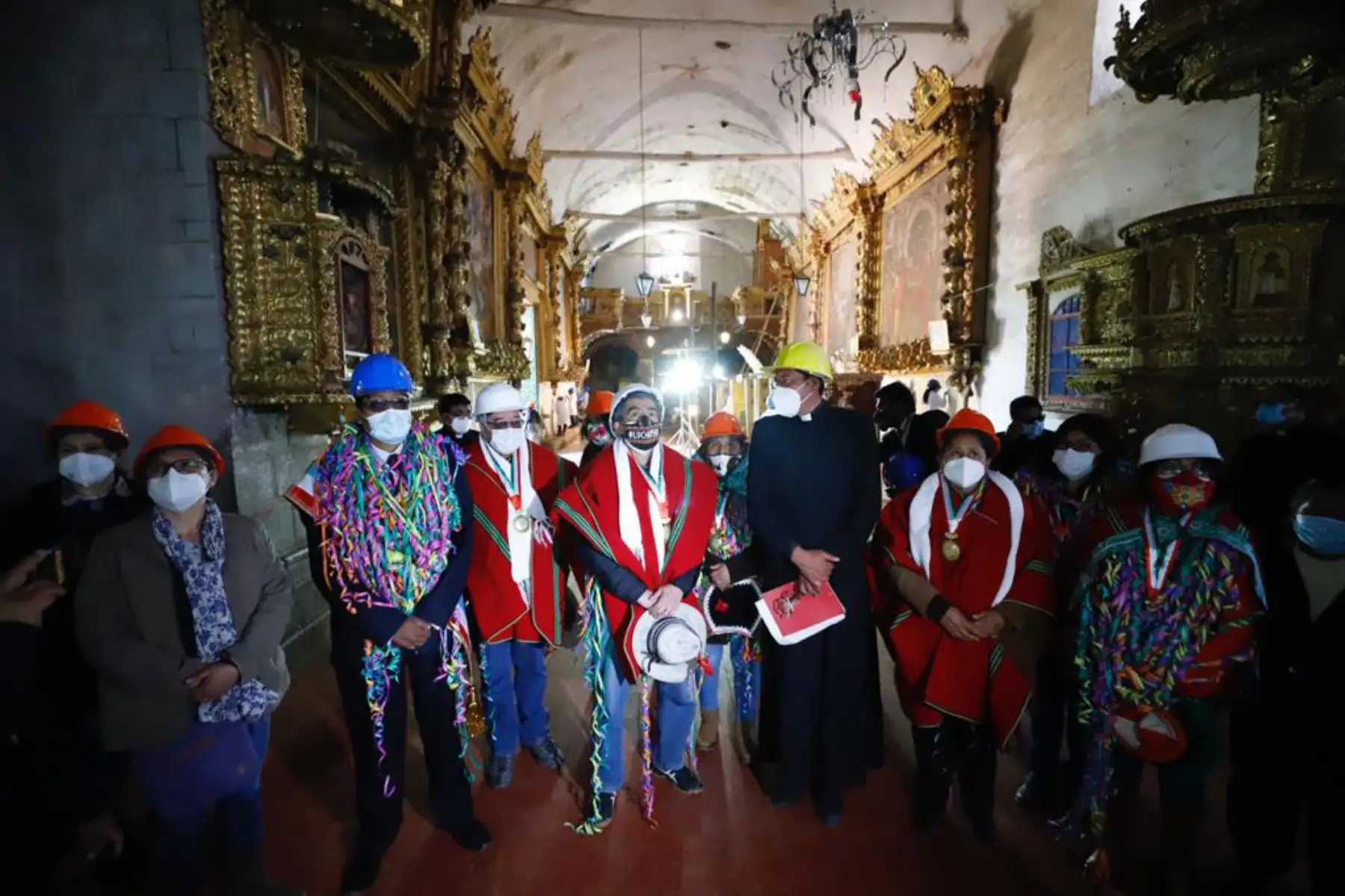 El Templo de Santa Cruz de Nuestra Señora del Rosario de Orurillo fue edificado aproximadamente en el año de 1571, sobre las bases de una antigua construcción inca.
Foto: Ministerio de Cultura