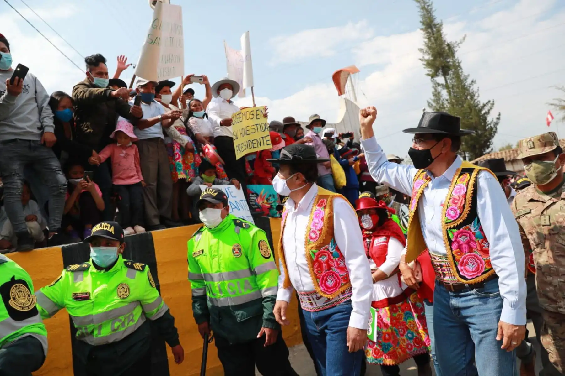 El presidente Vizcarra, realiza  agenda de trabajo en temas relacionados con obras de infraestructura vial y urbana en la región Junín.
Foto: ANDINA/Prensa Presidencia