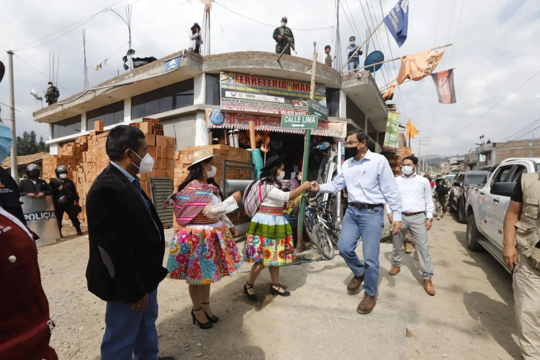 El presidente Vizcarra, realiza  agenda de trabajo en temas relacionados con obras de infraestructura vial y urbana en la región Junín.
Foto: ANDINA/Prensa Presidencia