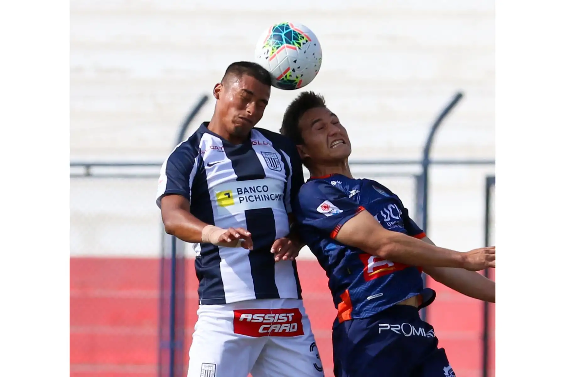 Alianza Lima se enfrentó a César Vallejo en el estadio Iván Elías de Villa El Salvador por la fecha 5 de la Fase 2. Al final el cuadro trujillllano goleó 4-1 al conjunto de La Victoria. Foto: Liga 1