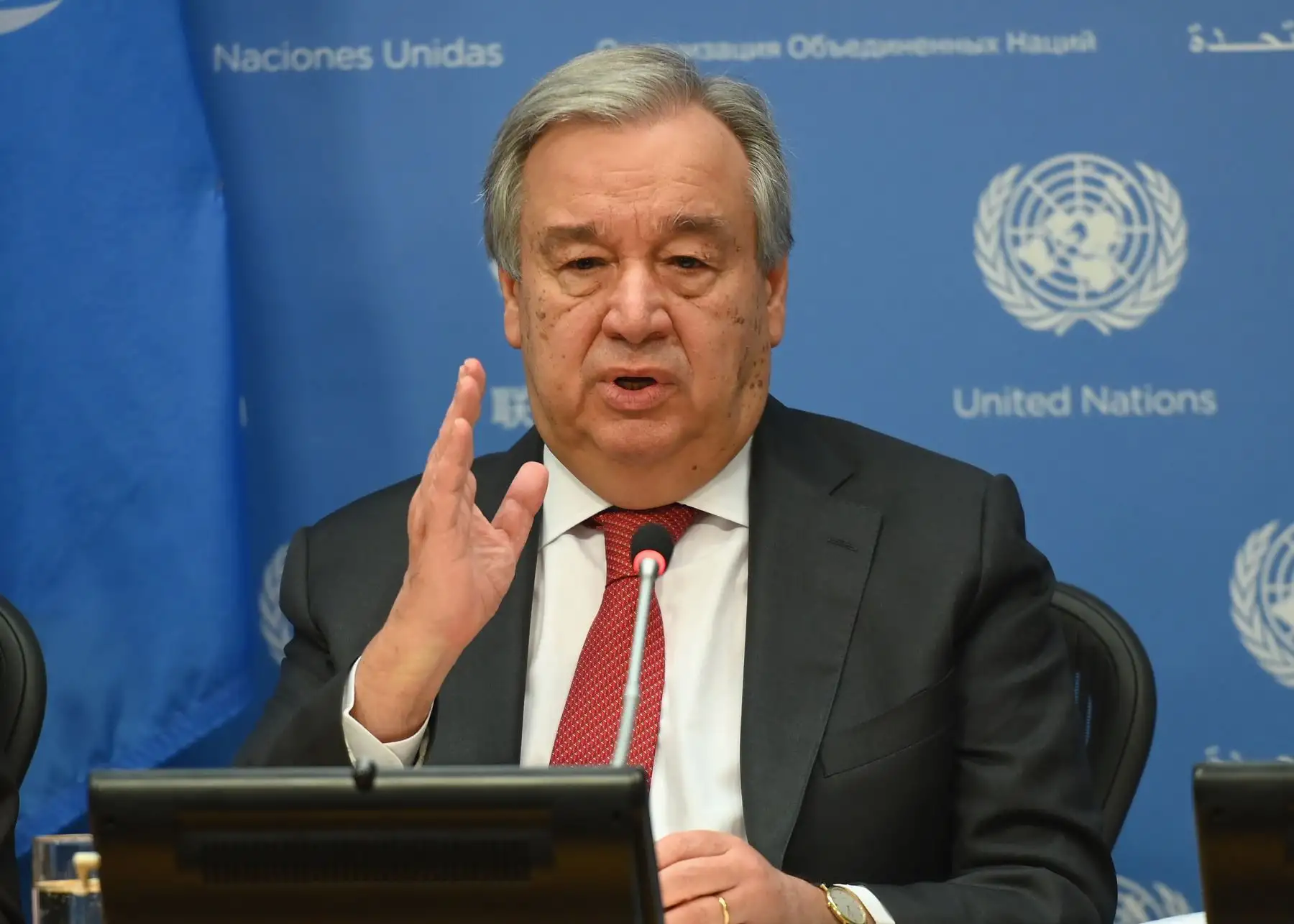 António Guterres, secretario general de la ONU (imagen de archivo). Foto: AFP