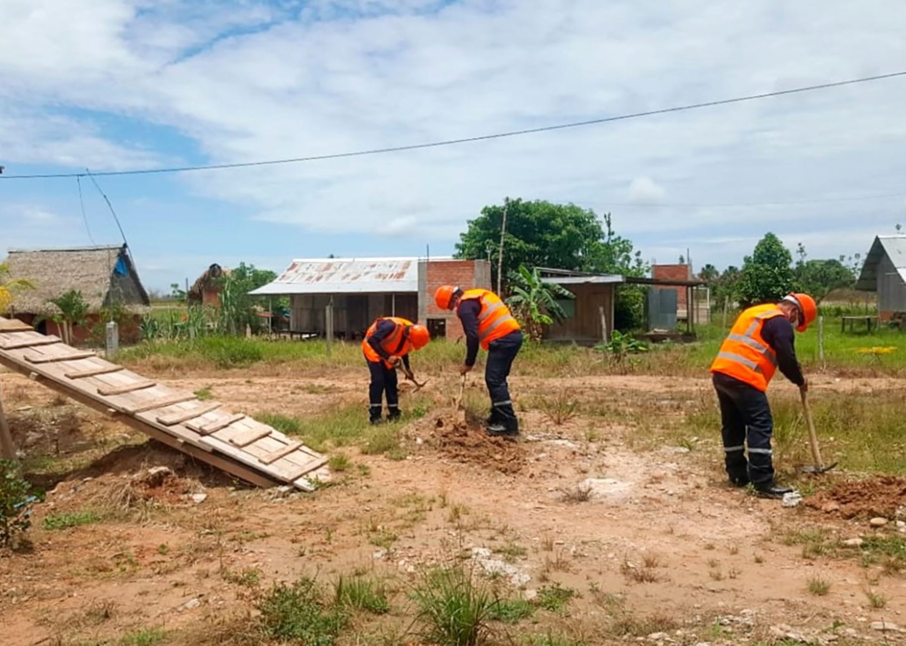 Ministerio de Vivienda reinicia ejecución de proyecto de saneaamiento en la comunidad Pampas Verdes, en la región Ucayali. ANDINA/Difusión