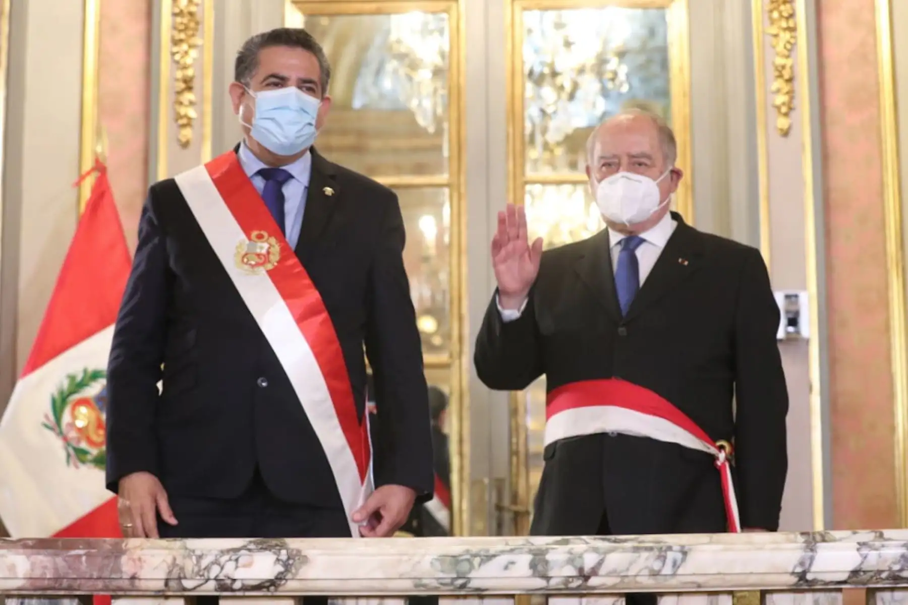 Ántero Flores Aráoz, juramenta como presidente del Consejo de Ministros.

Foto:ANDINA / Presidencia