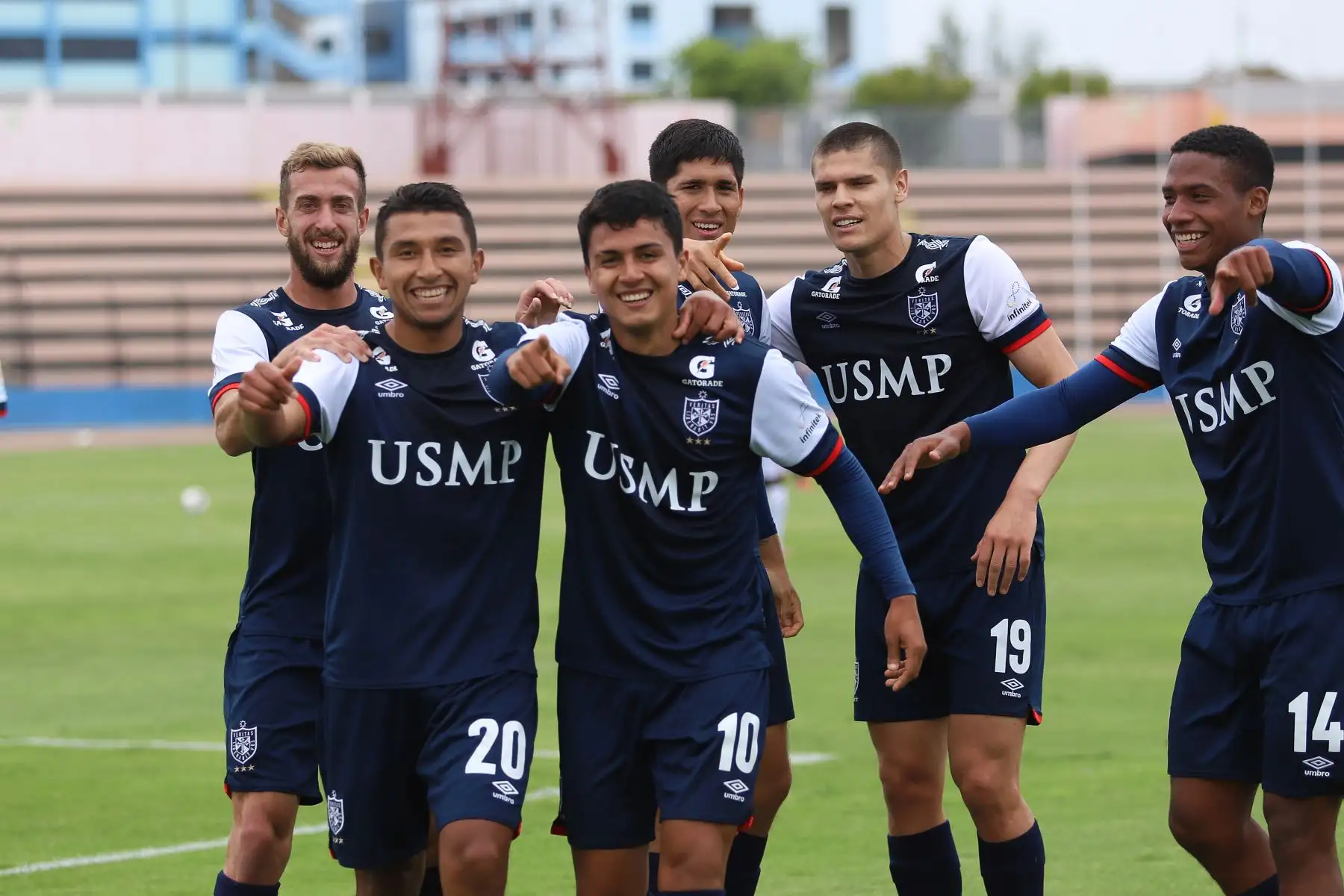 Jairo Concha puso el primero para San Martín ante Atlético Grau por la quinta jornada de la fase 2 de la Liga 1, en el estadio Miguel Grau del Callao. Foto. Liga 1