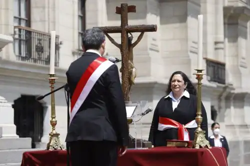 Ministra de Vivienda, Construcción y Saneamiento, Hilda Cornejo. ANDINA/Prensa Presidencia