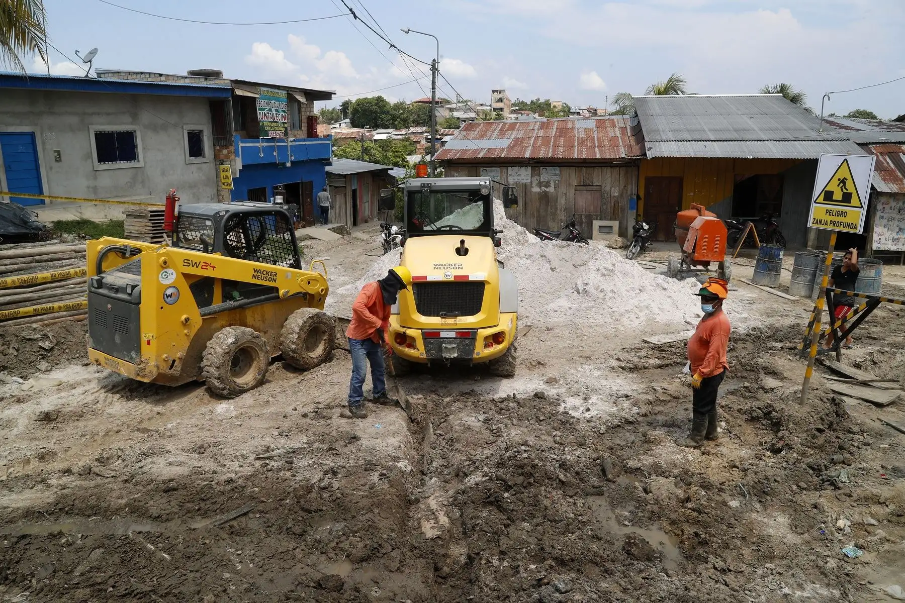 Obras en reactivación.