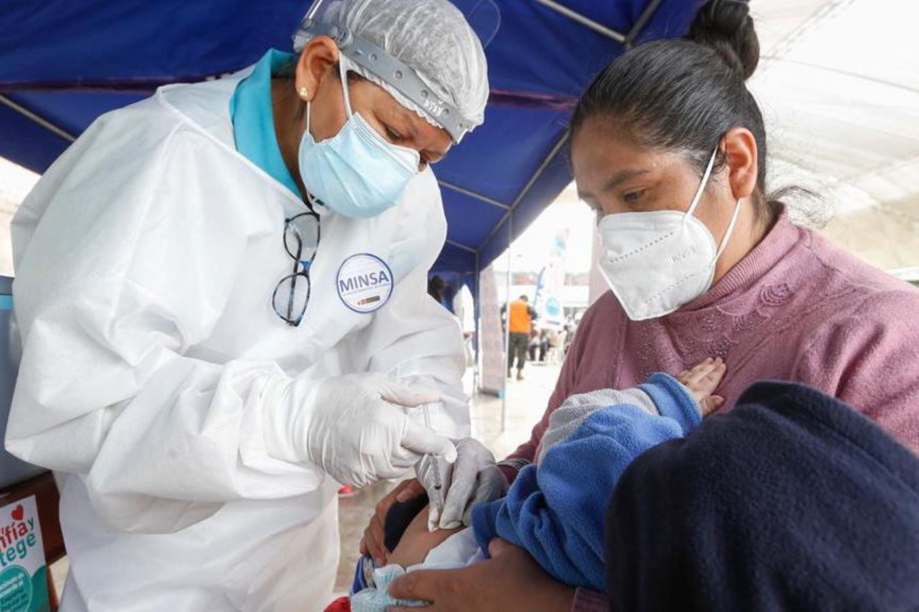 Minsa: más de un millón de personas fueron inmunizadas en Jornada Nacional de Vacunación. Foto: ANDINA/Difusión.