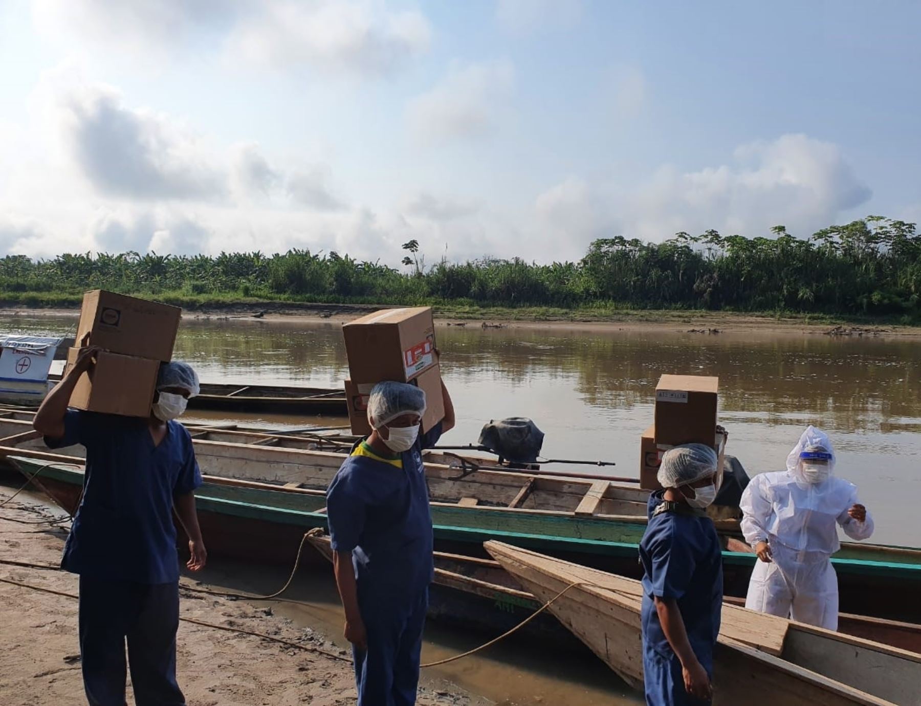 Qali Warma inicia entrega de 505 toneladas de alimentos a familias indígenas de Amazonas en situación de vulnerabilidad por el covid-19. ANDINA/Difusión