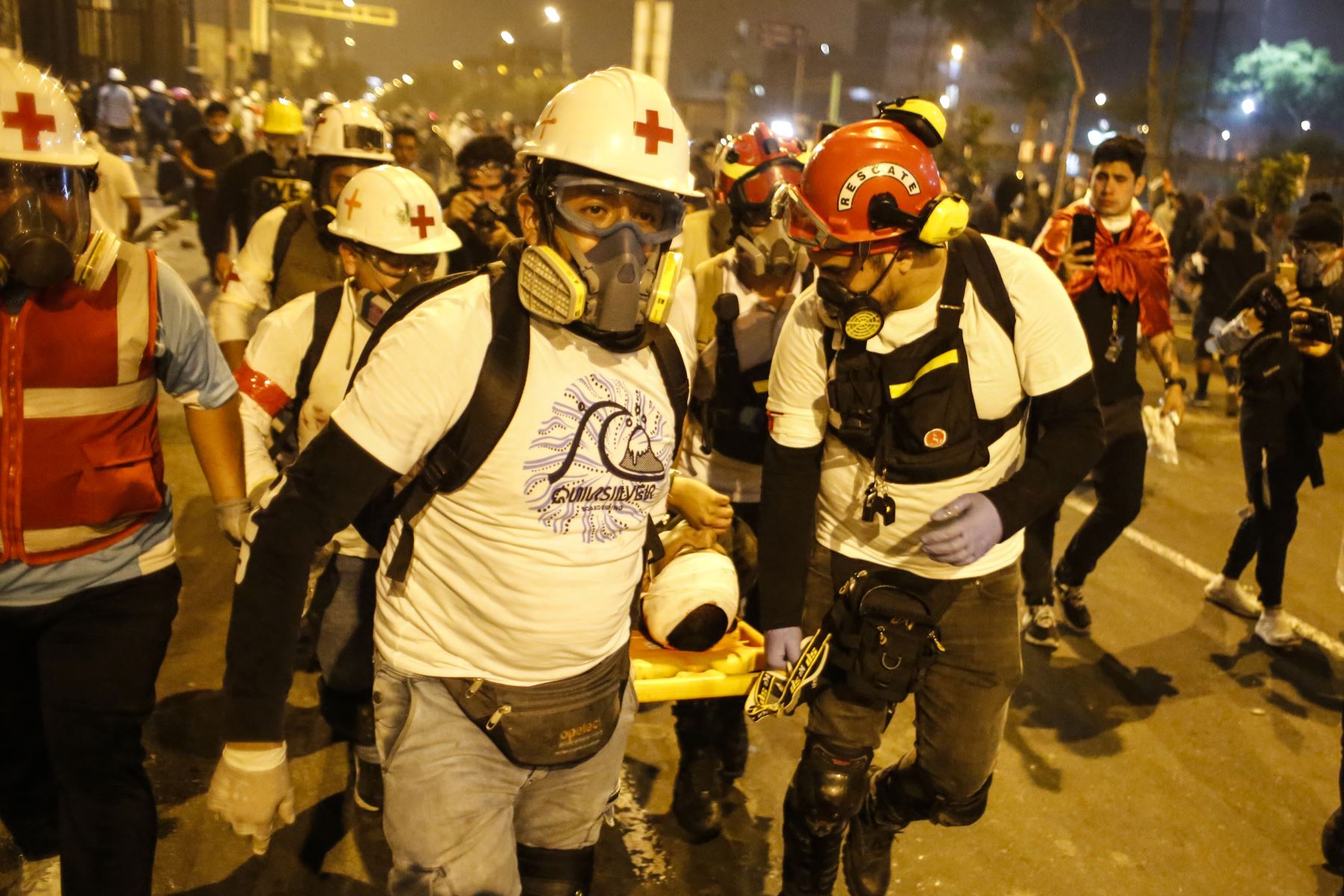 Demonstrations erupted amid political crisis in Peru. Photo: ANDINA