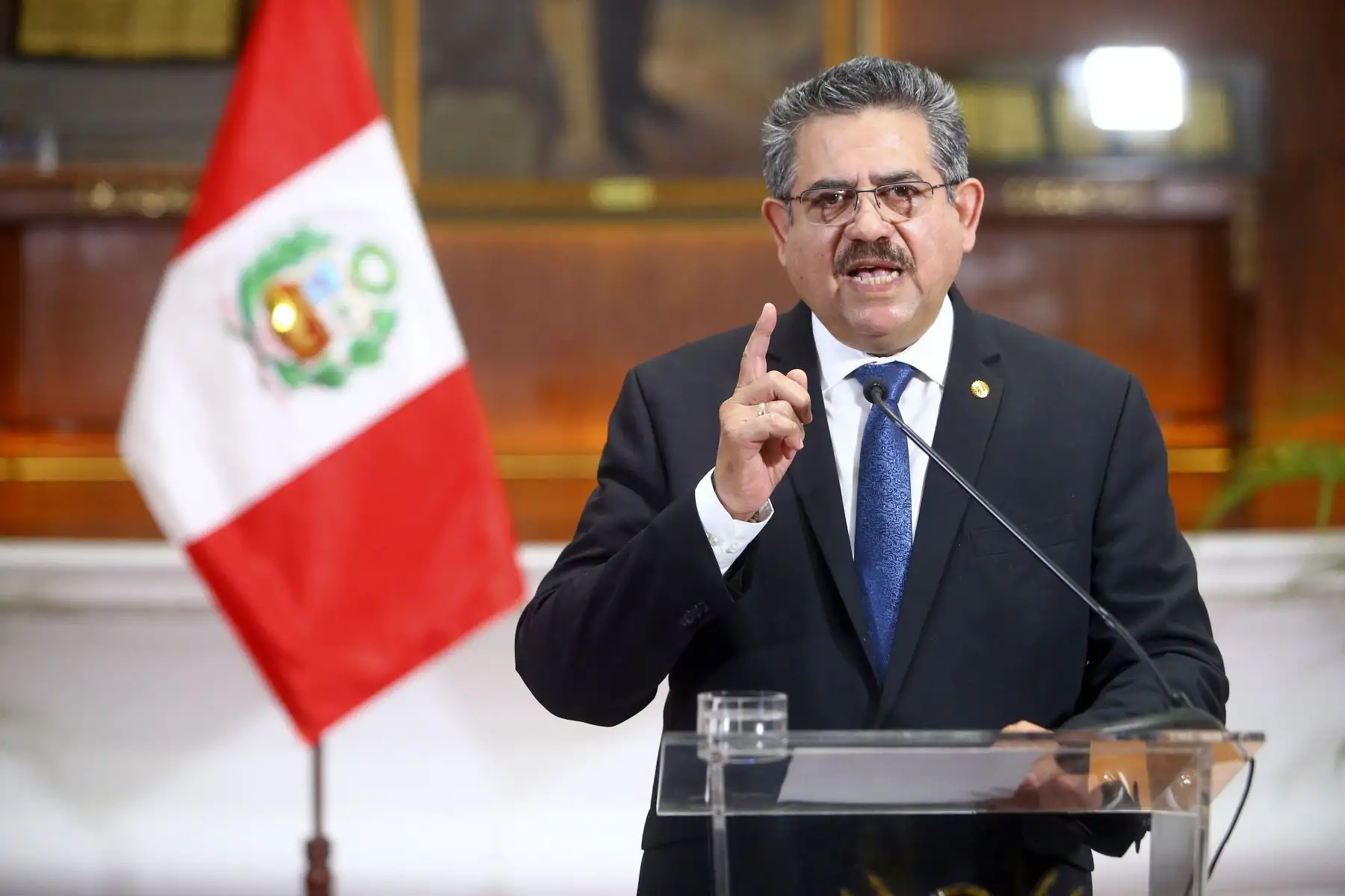 Manuel Merino. Photo: ANDINA/Presidency of the Republic.