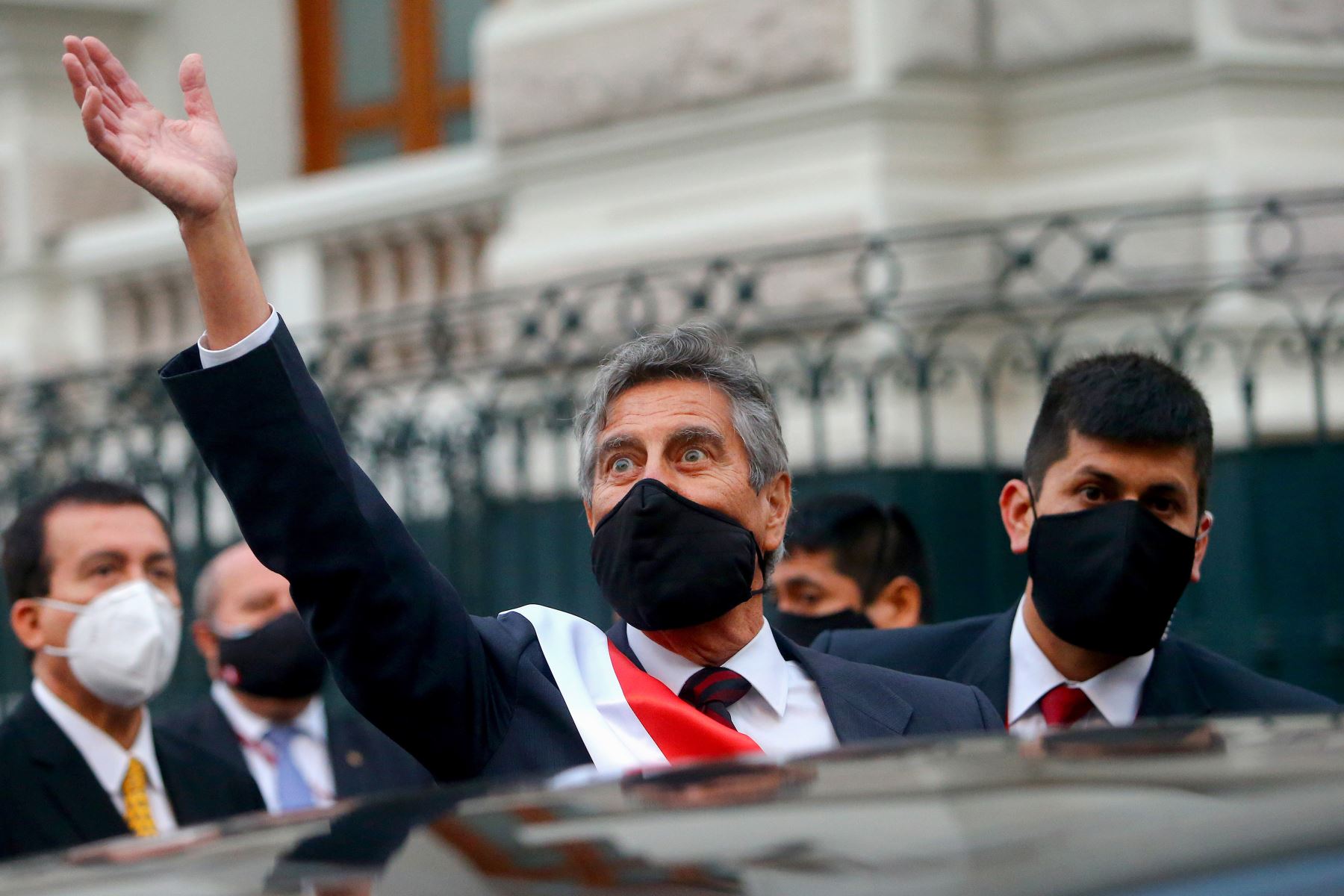 Peruvian President Francisco Sagasti. Photo: AFP