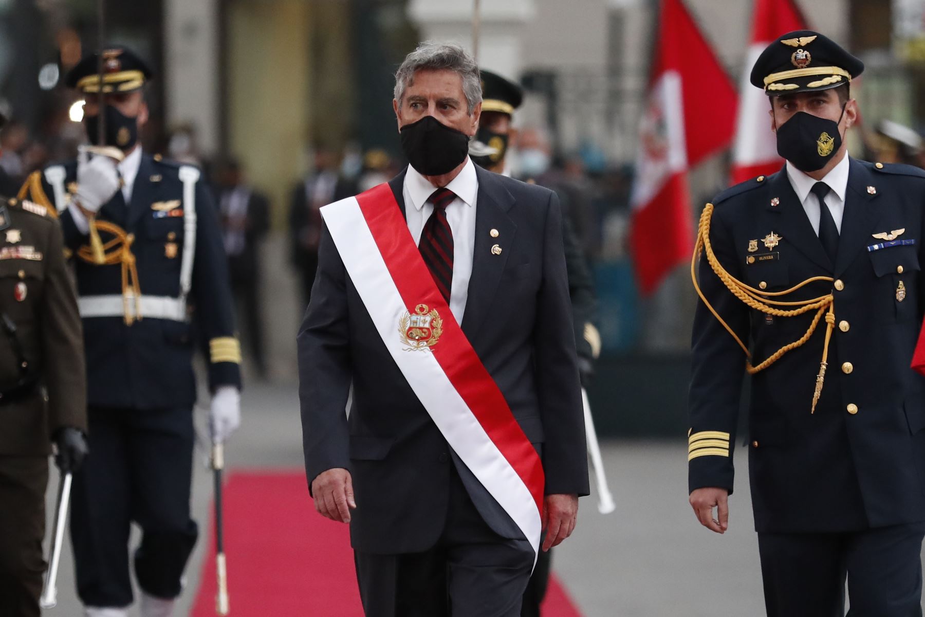 Peruvian President Francisco Sagasti. Photo: EFE