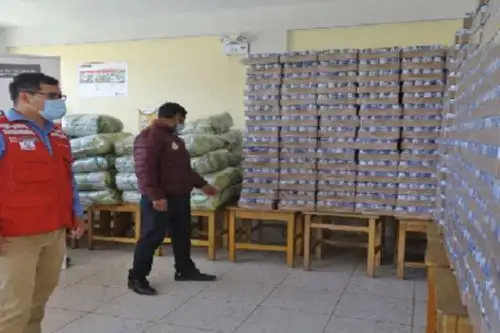 La entrega de alimentos fue solicitada por la citada comuna local y permitirá atender a 10,000 pobladores del Valle de Monzón
