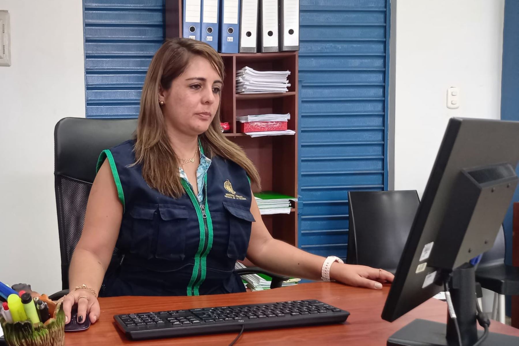 Karina Garay Tapia tiene a cargo el operativo Mercurio 2019, que erradicó la minería ilegal de La Pampa, ubicada en la zona de amortigüamiento de la Reserva Nacional de TambopataCortesía