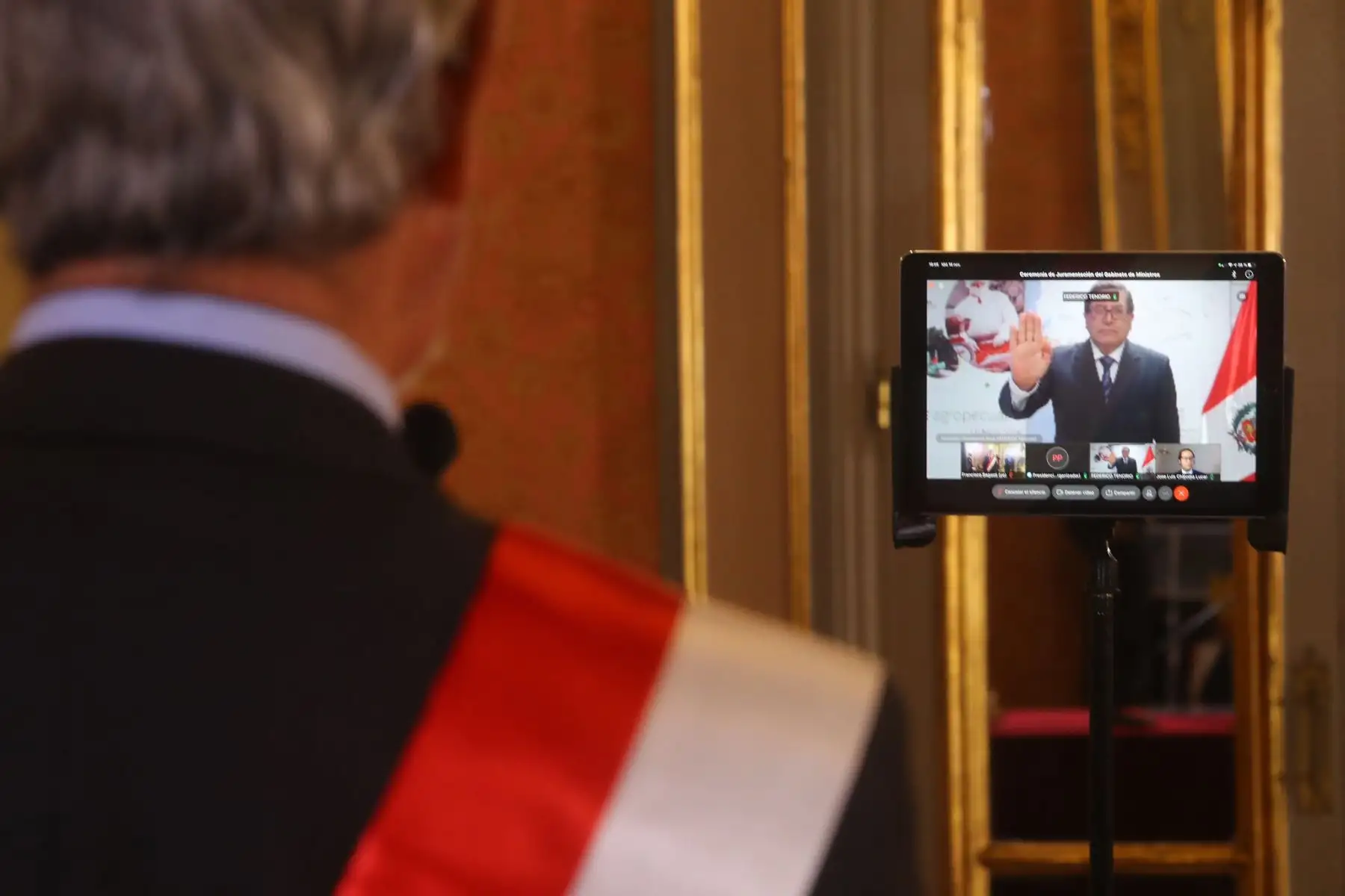 Federico Tenorio Calderón es el nuevo ministro de Agricultura y Riego. Juramentación de Gabinete Ministerial. Foto: ANDINA/Prensa Presidencia