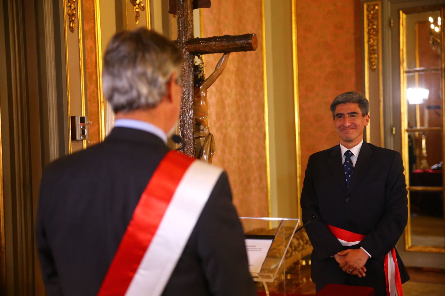 Alejandro Neyra continúa en la cartera de Cultura. Juramentación de Gabinete Ministerial. Foto: ANDINA/Prensa Presidencia
