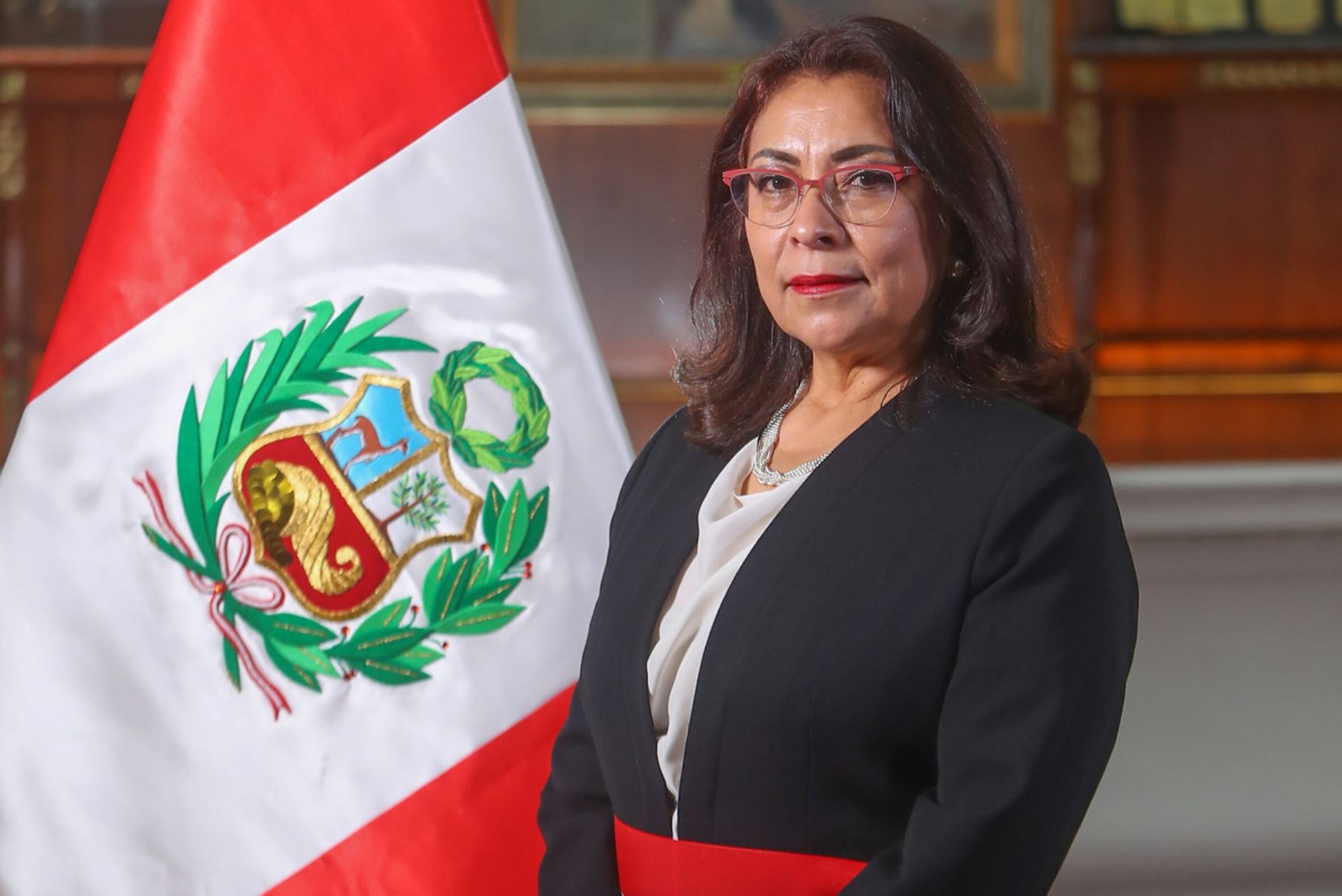Violeta Bermúdez , presidenta del Consejo de Ministros