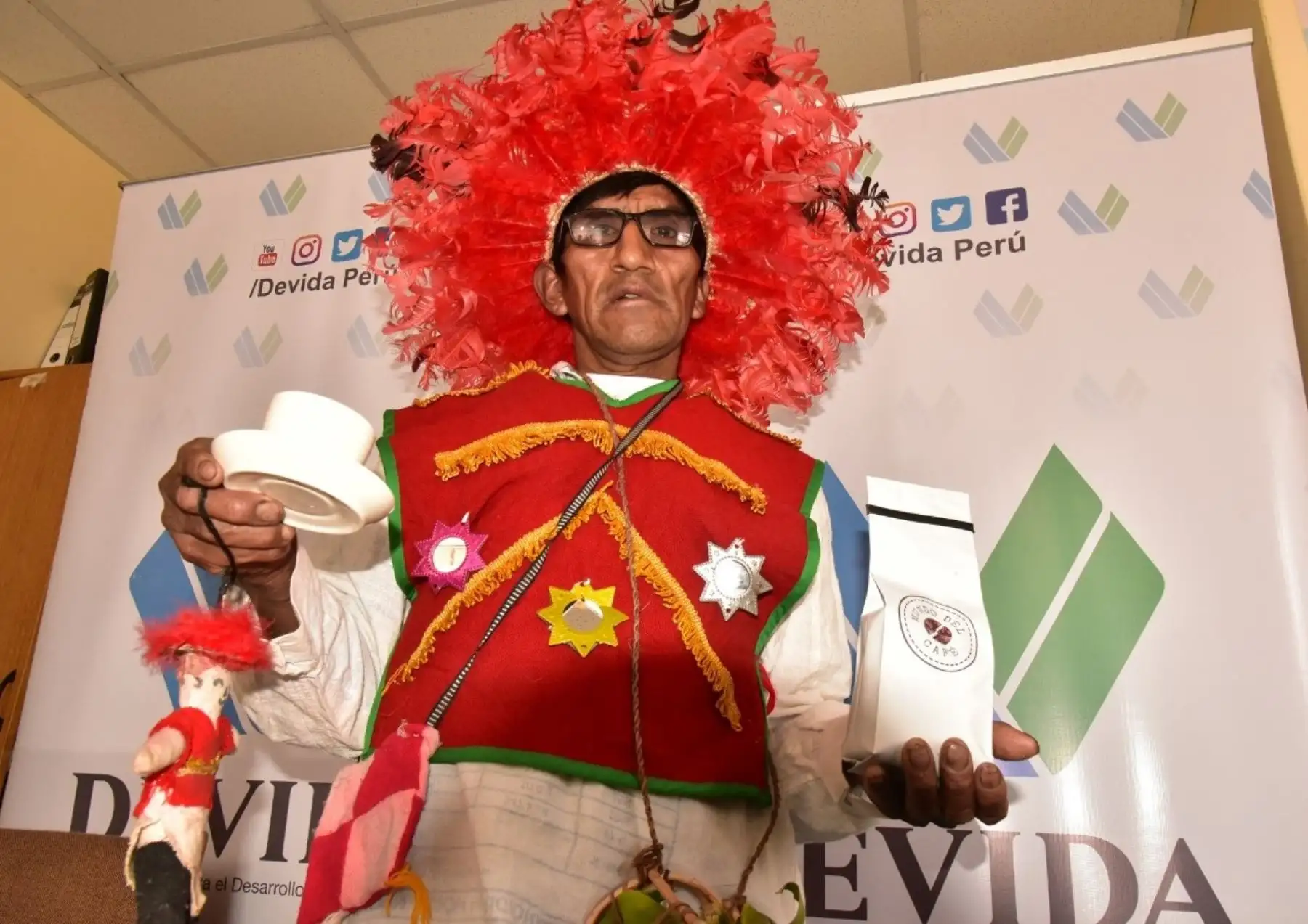 Conoce a Adán Rodrigo, el productor de café orgánico del valle de Esquilaya, en Puno, galardonado en Francia. ANDINA/Difusión