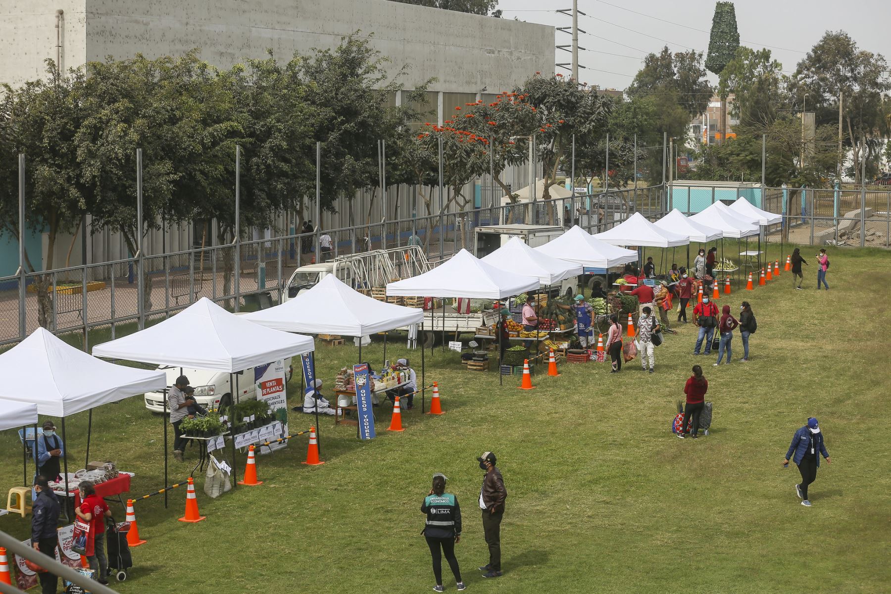 Municipalidad Metropolitana de Lima presenta mercado mayorista móvil en Los Olivos. Foto: MML